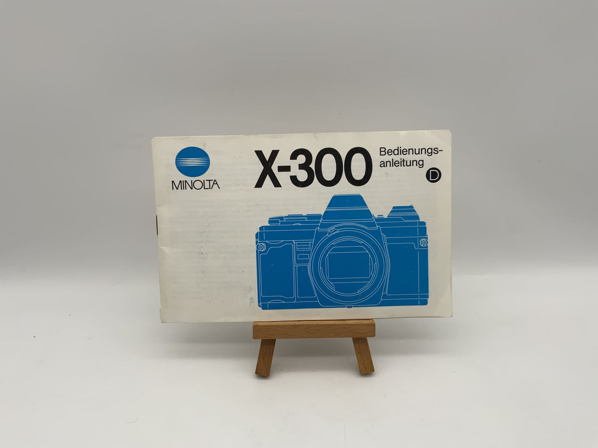 Manuel d'utilisation du Minolta X-300 (allemand)