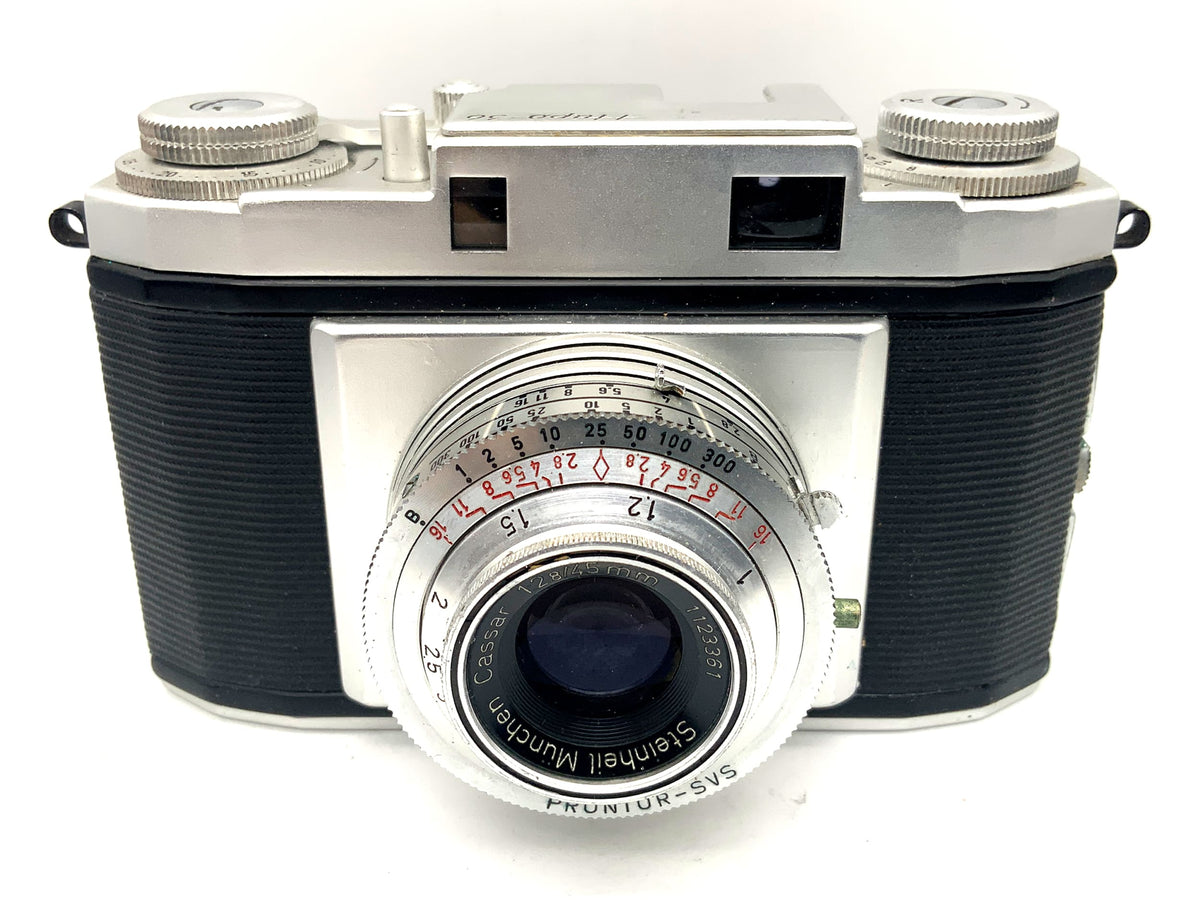 Appareil photo à viseur Hapo 36 avec objectif Cassar 1:2.8/45mm Prontor-SVS analogique