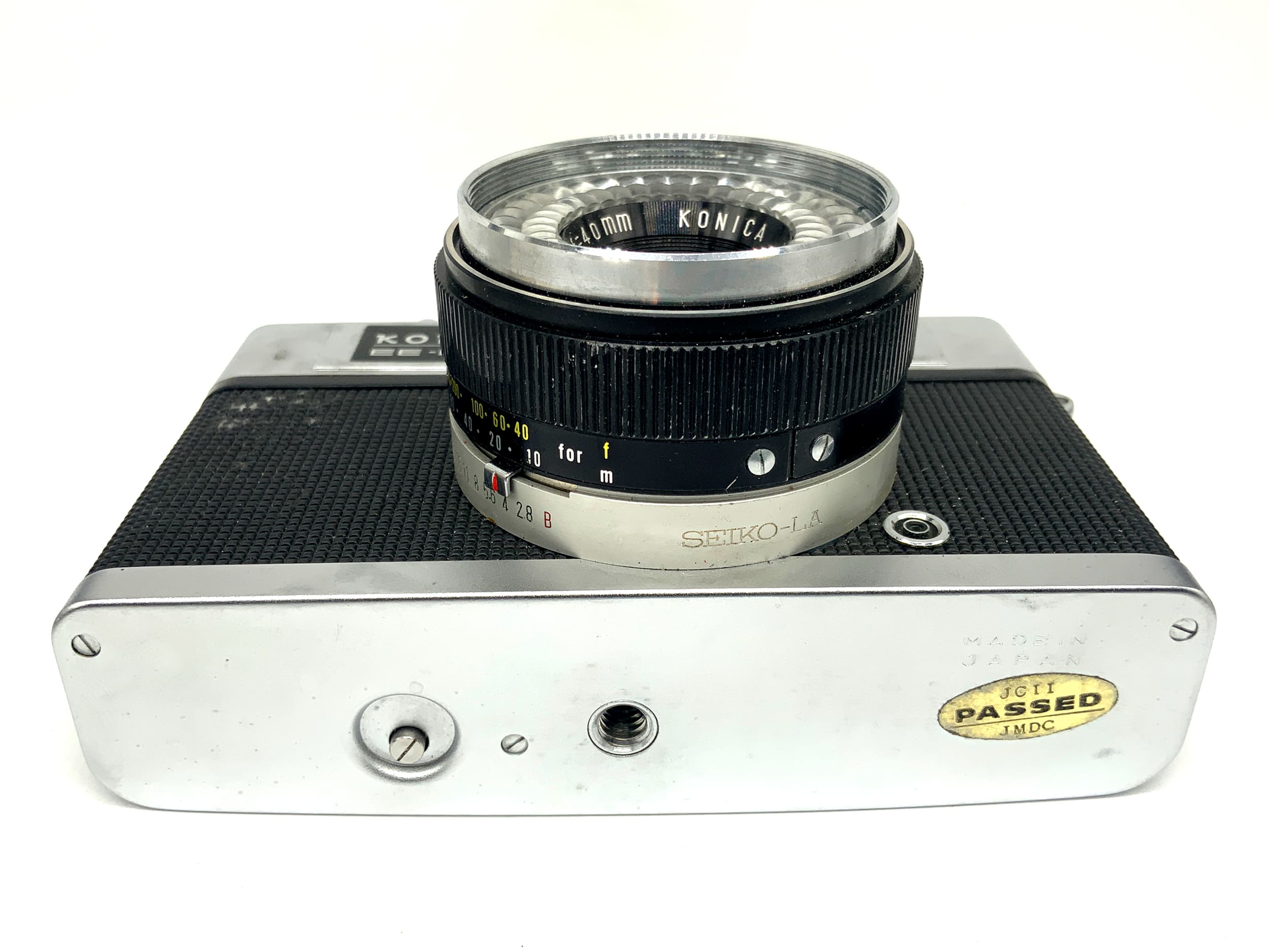 Konica EE-Matic Deluxe Sucherkamera mit Hexanon 40mm 1:2.8 Analogkamera