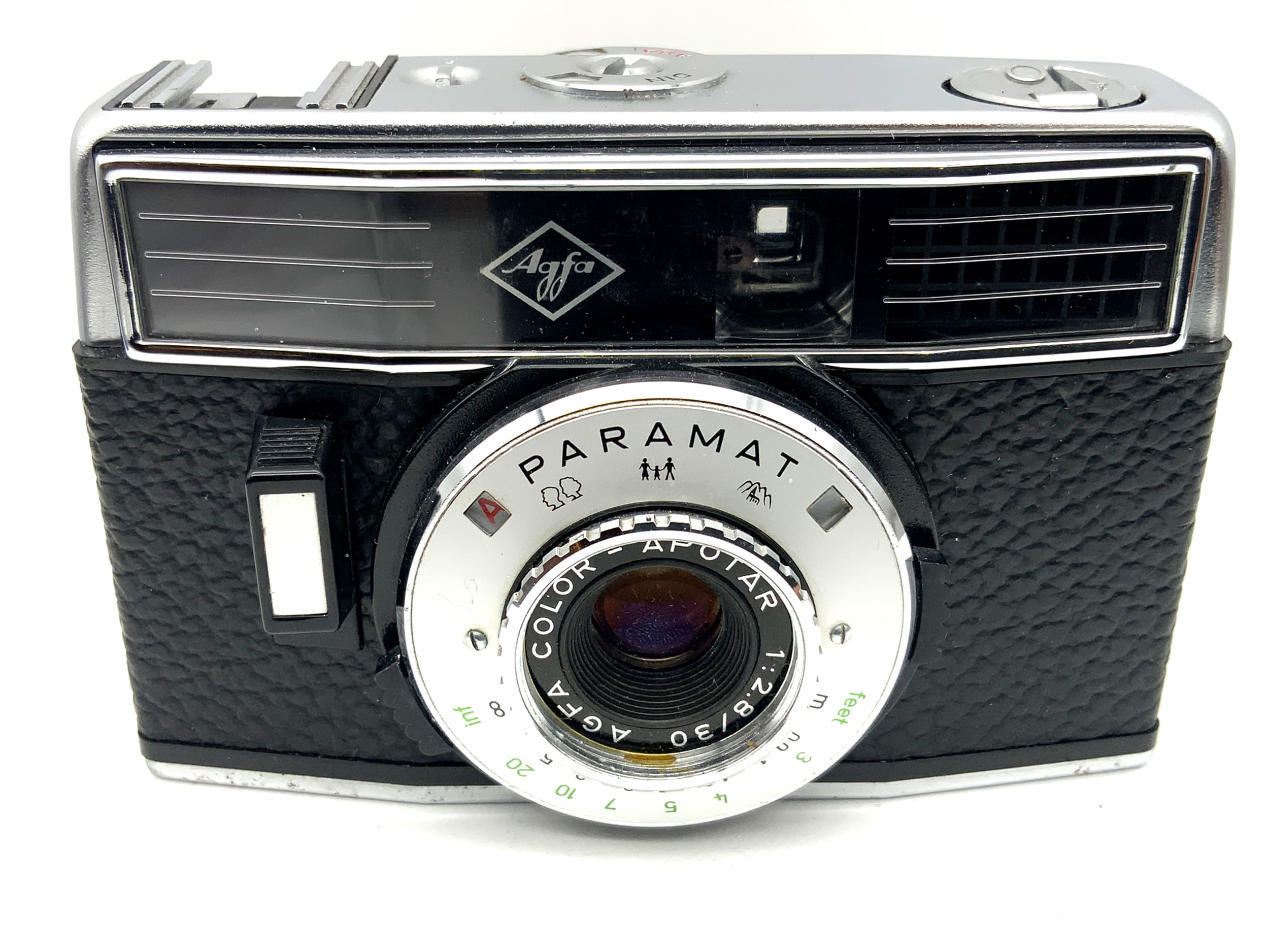 Agfa Paramat viewfinder camera with Color-Apotar 1:2.8/30 compact camera analog camera
