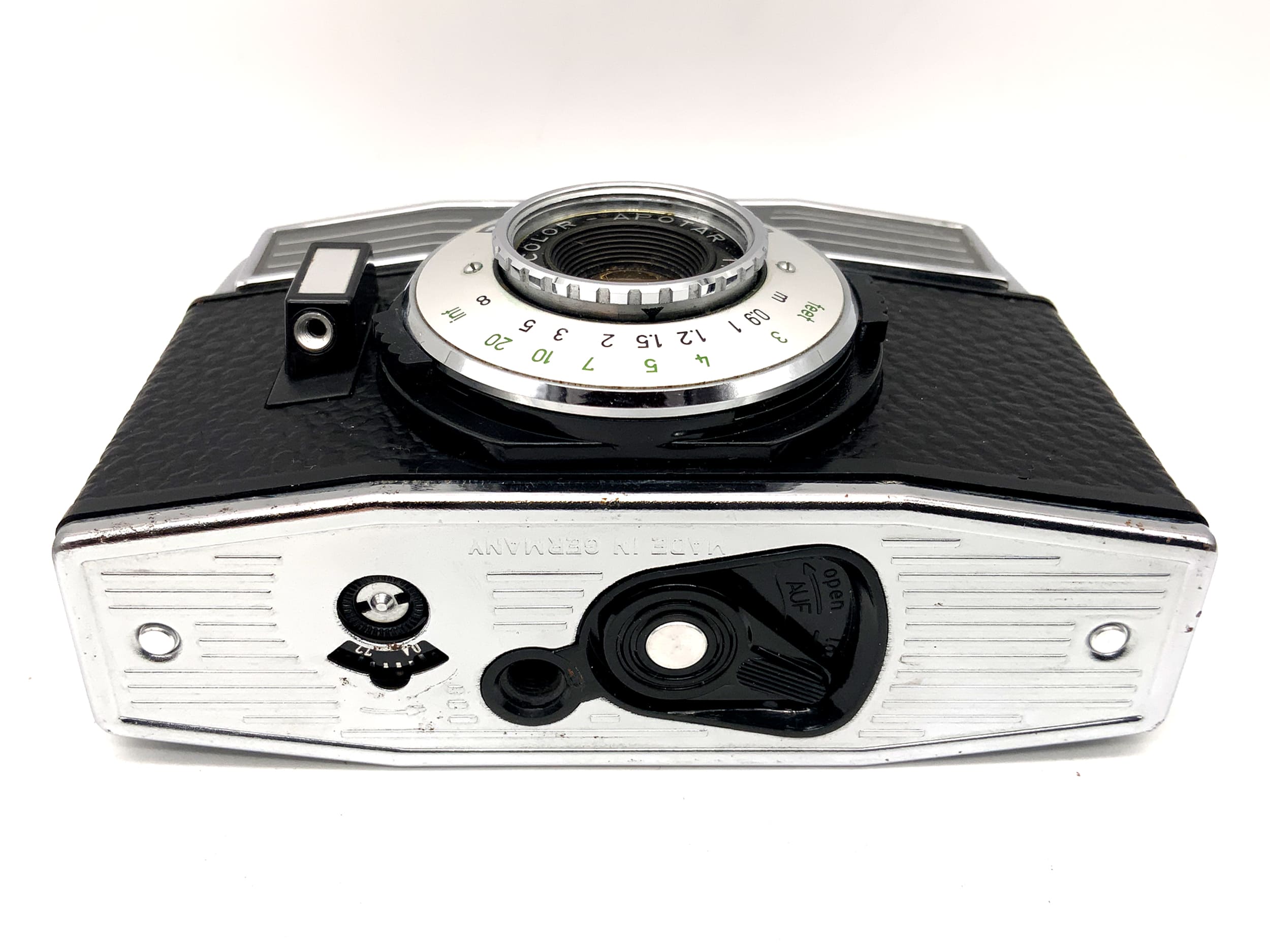 Appareil photo argentique Agfa Paramat avec viseur et objectif Color-Apotar 1:2.8/30, compact