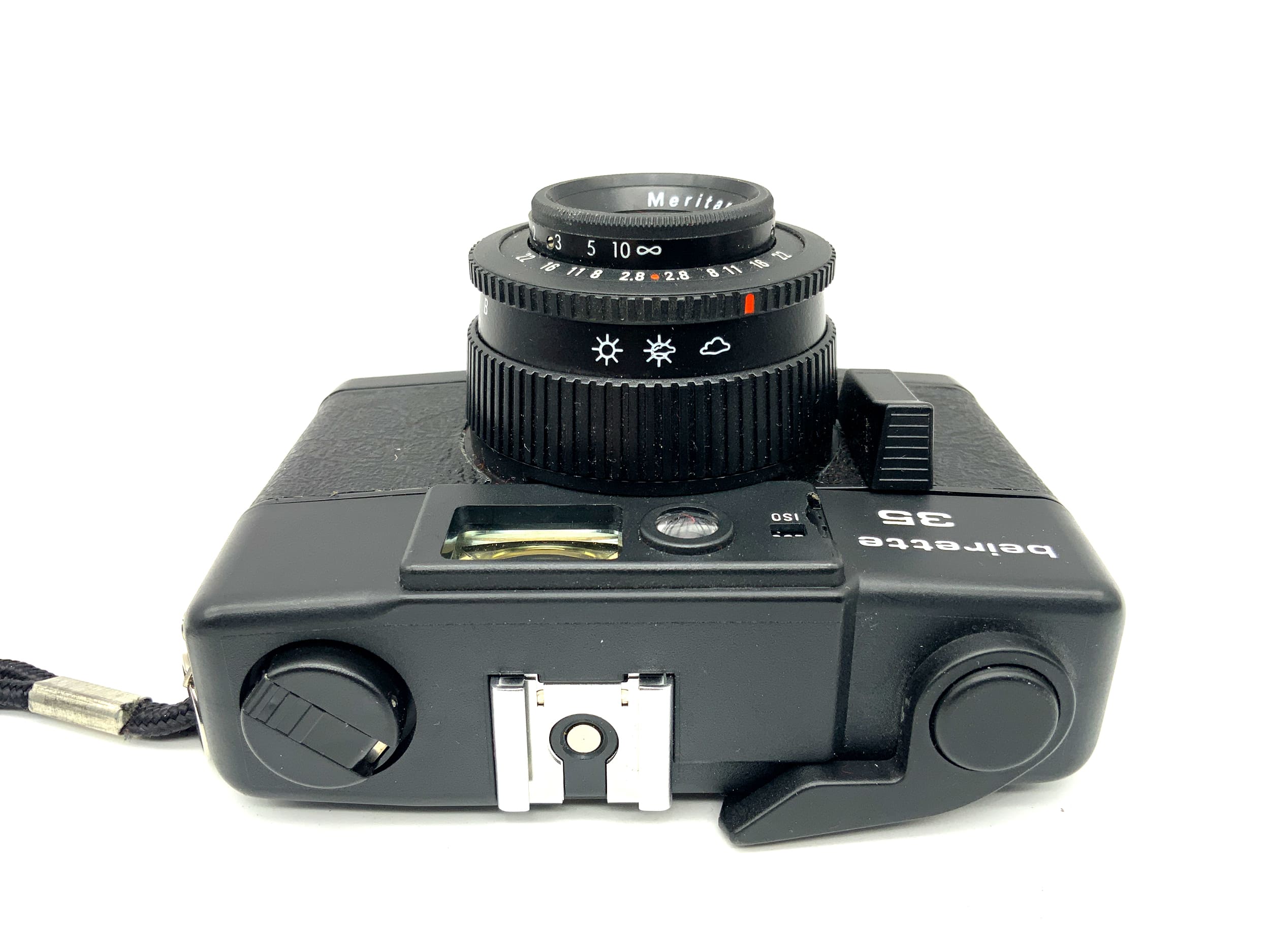 Appareil photo à visée directe Beier Beirette 35 avec objectif analogique Meritar 2.8/45 Priomat