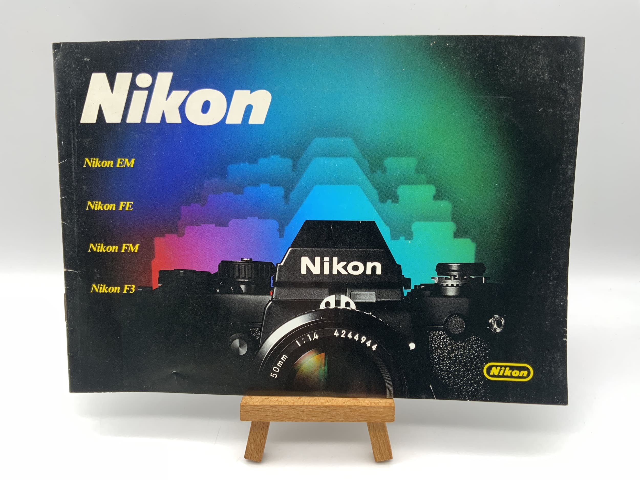 Brochure Nikon EM, FE, FM, F3, manuel d'utilisation en allemand