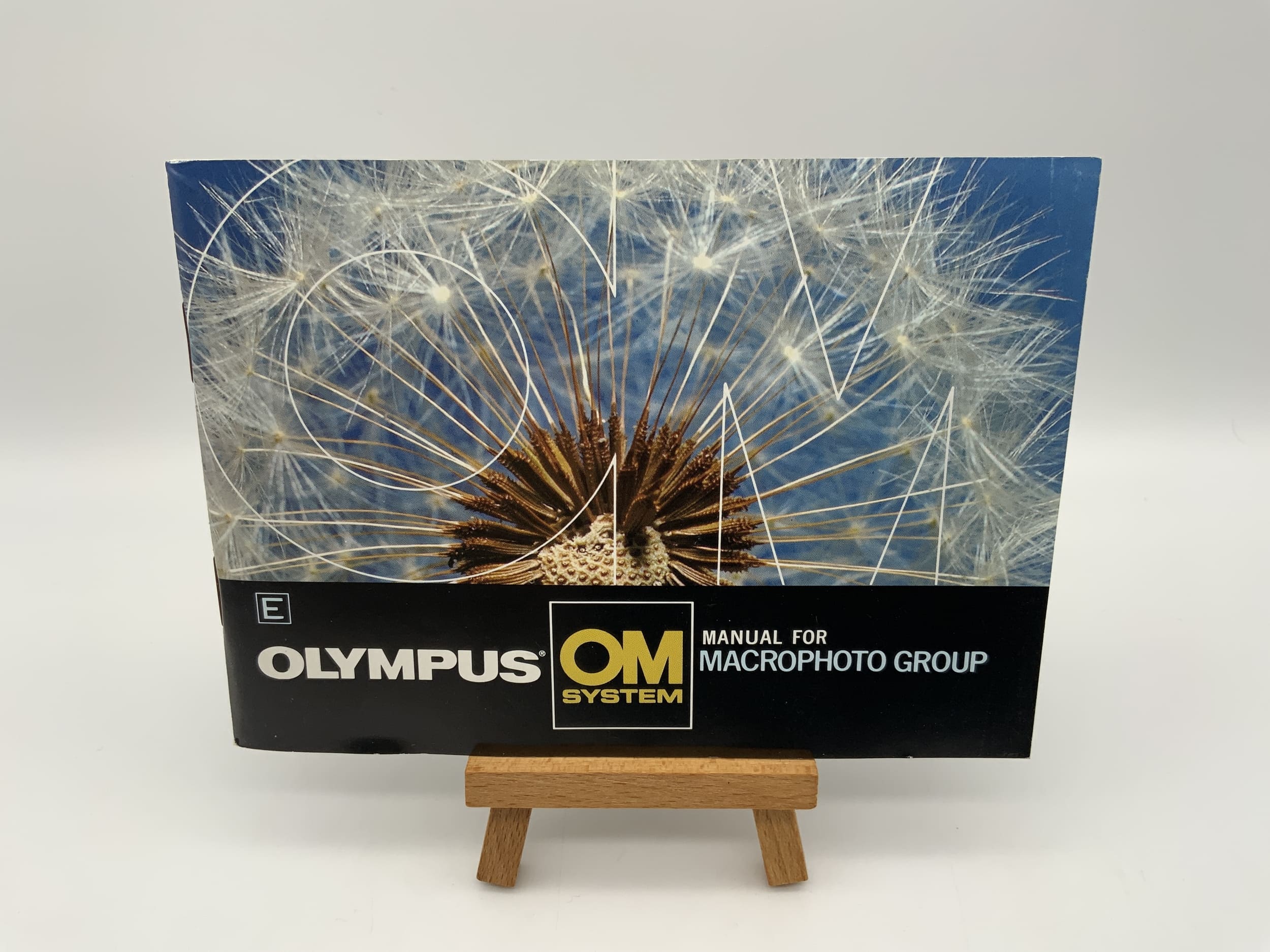 Manuel d'utilisation du groupe macrophoto du système Olympus OM (anglais)