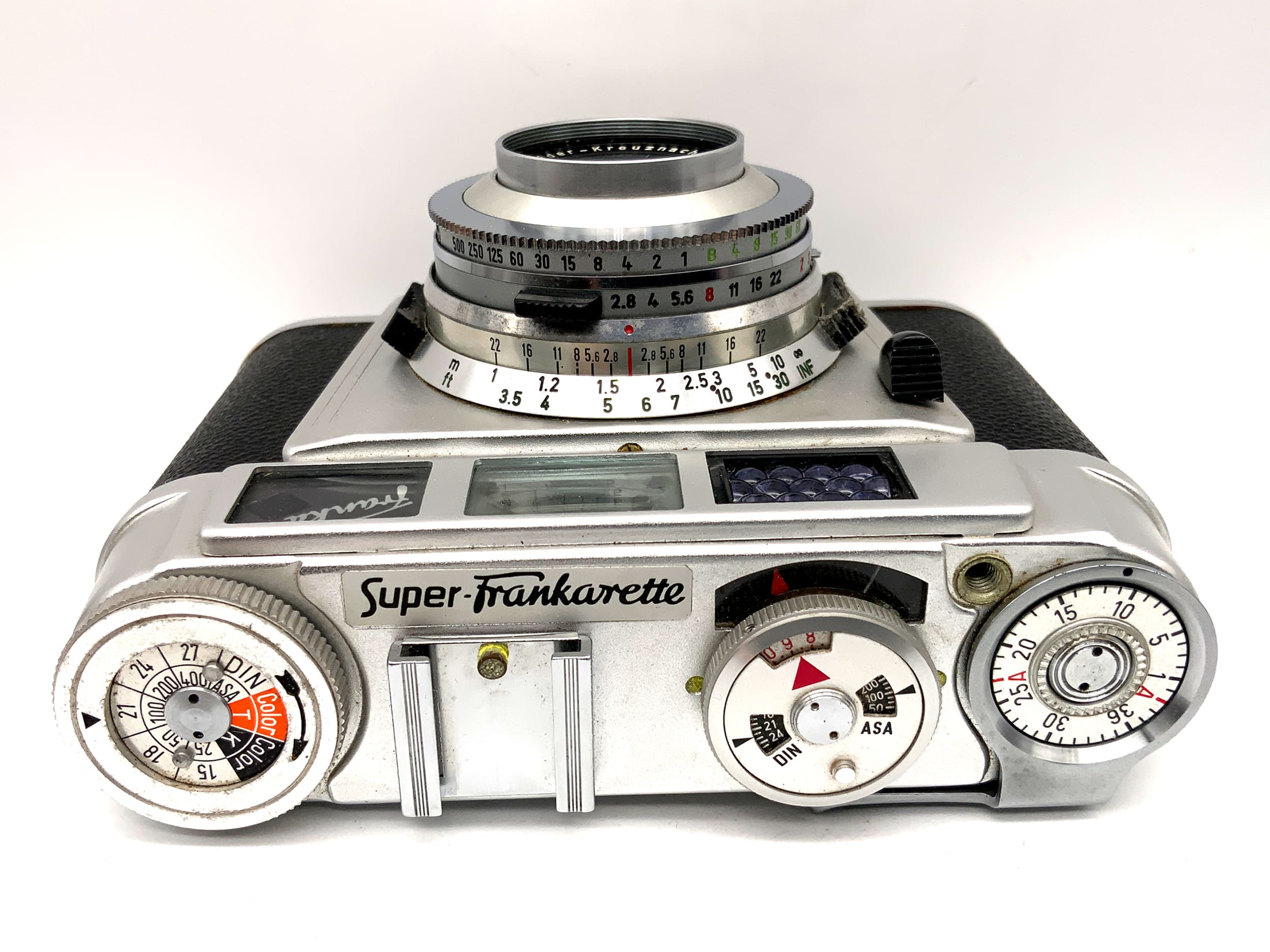 Appareil photo Franka Super Frankarette avec viseur et objectif Xenar 1:2.8/45 Prontor-SVS