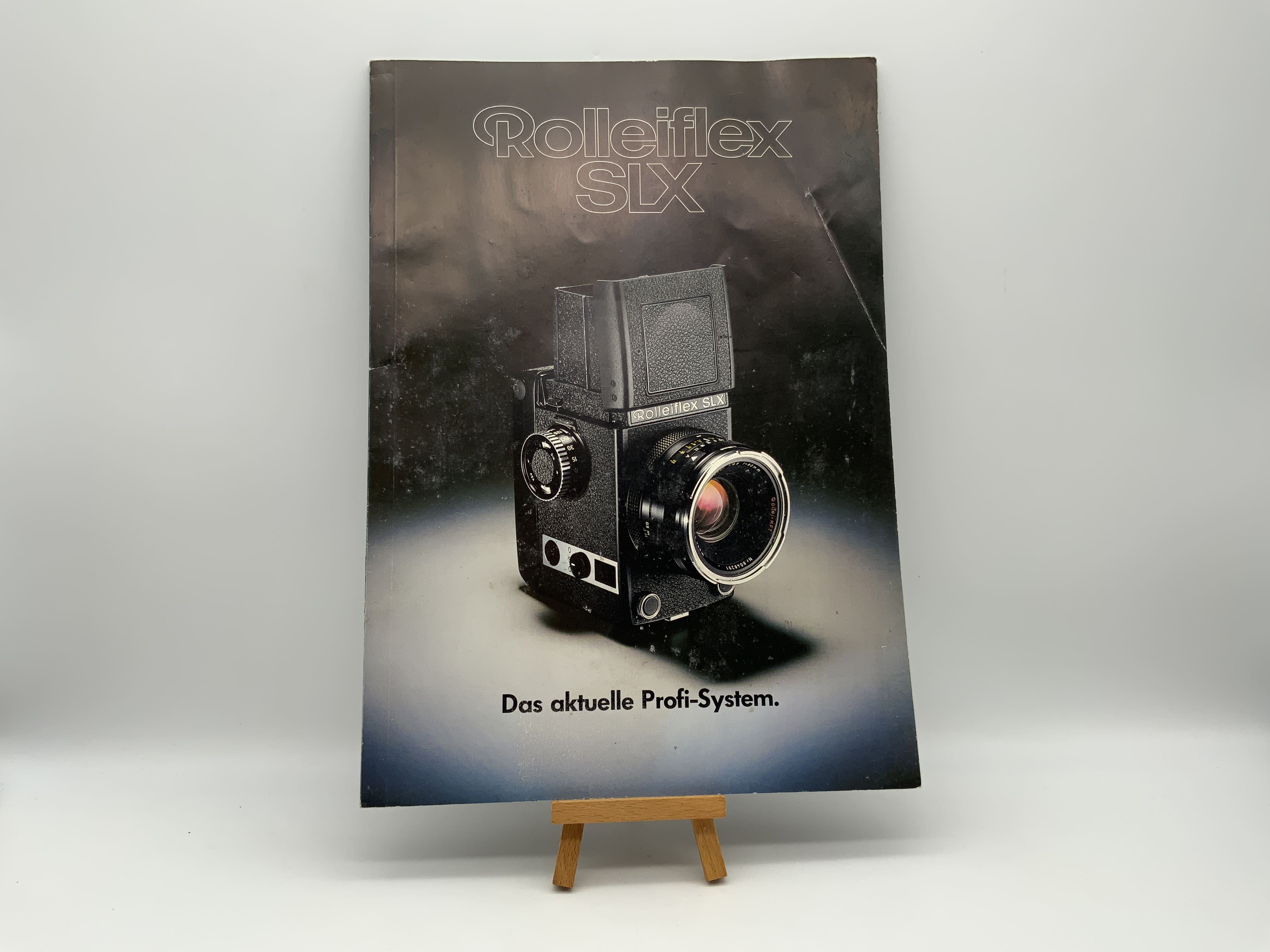 Rollei Rolleiflex SLX Le système professionnel actuel Brochure Prospectus Allemand