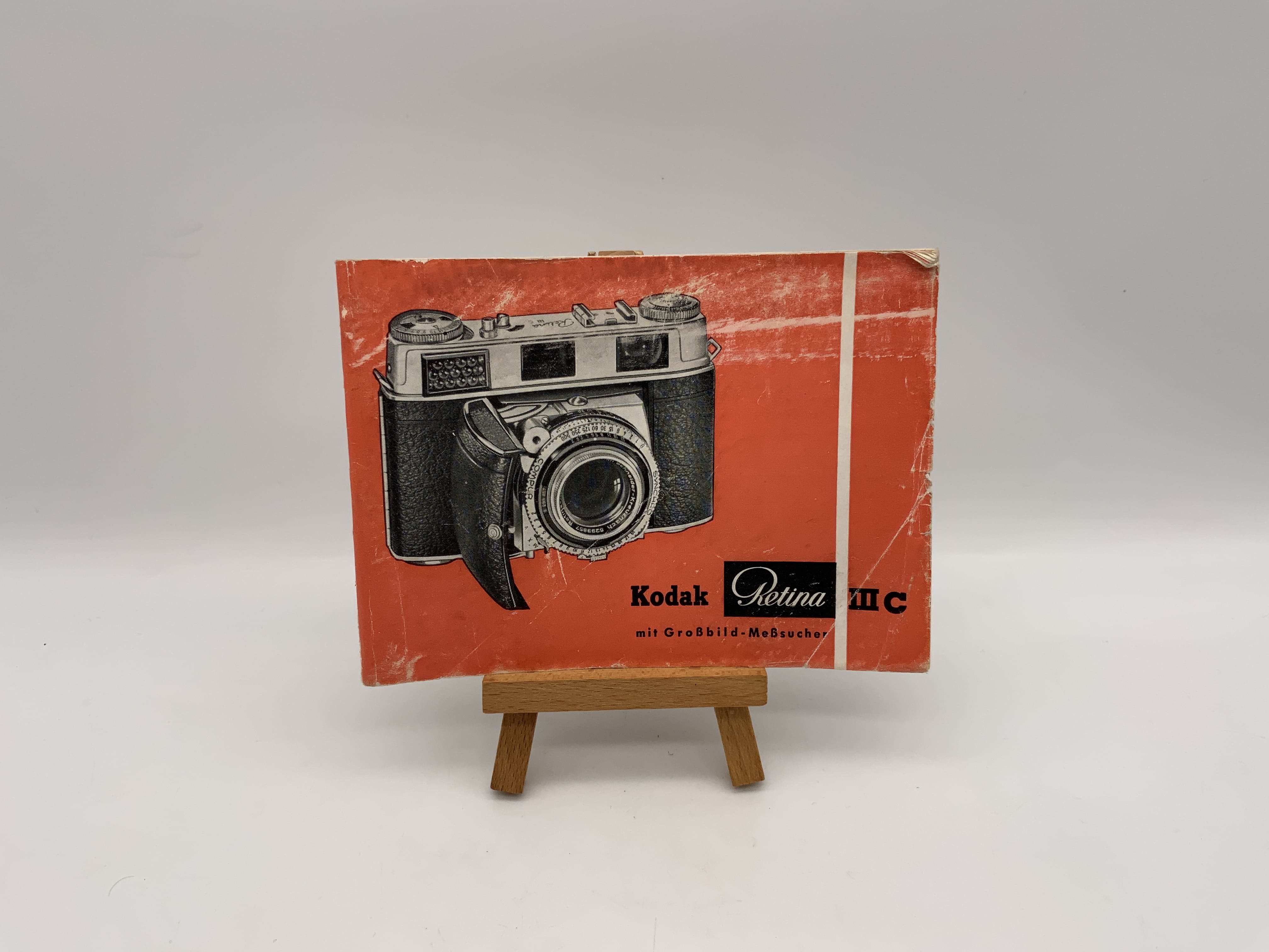 Kodak Retina IIIc with large-screen rangefinder user manual (German)
