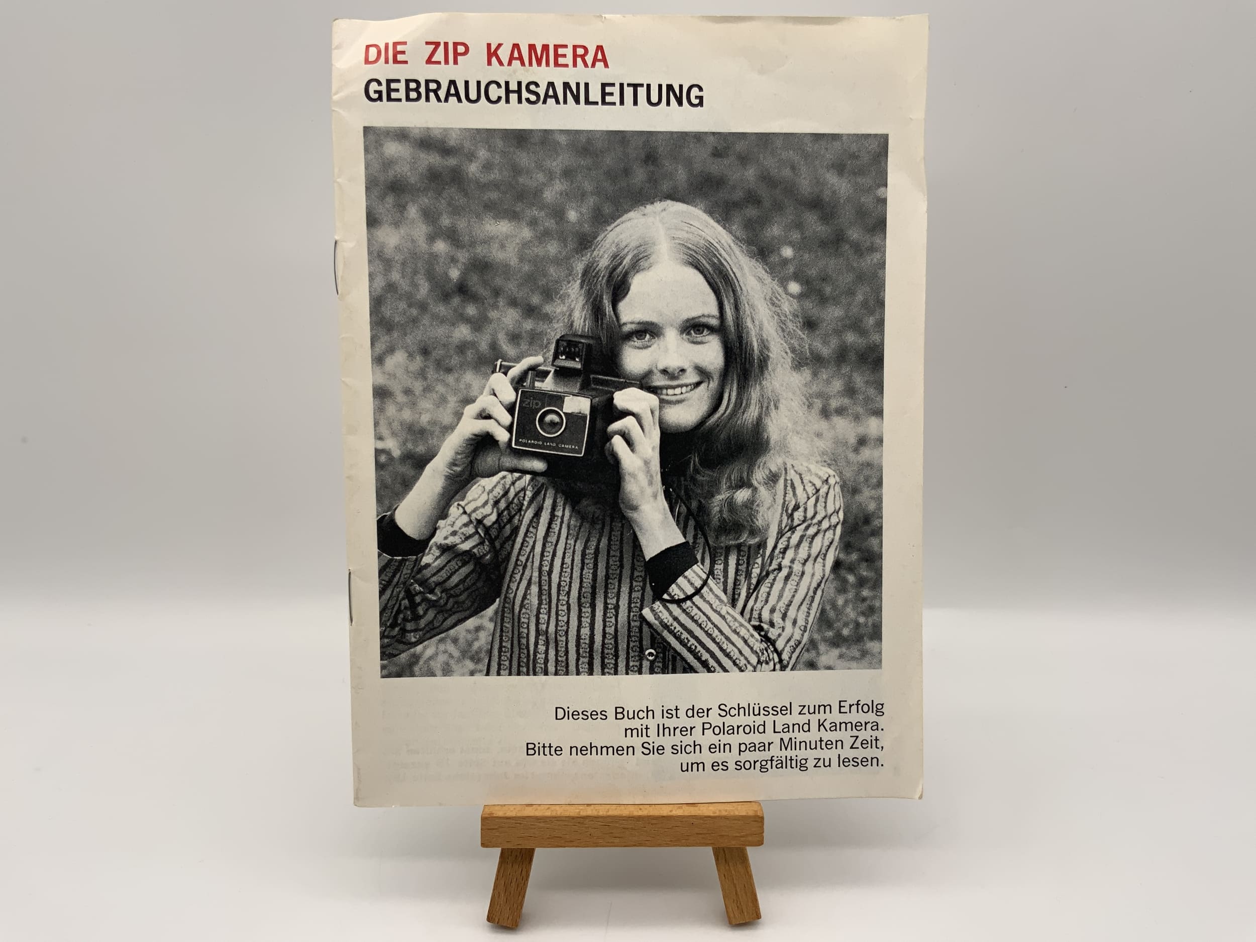 Polaroid Zip Camera User Manual (German) Instructions for Use Magazine