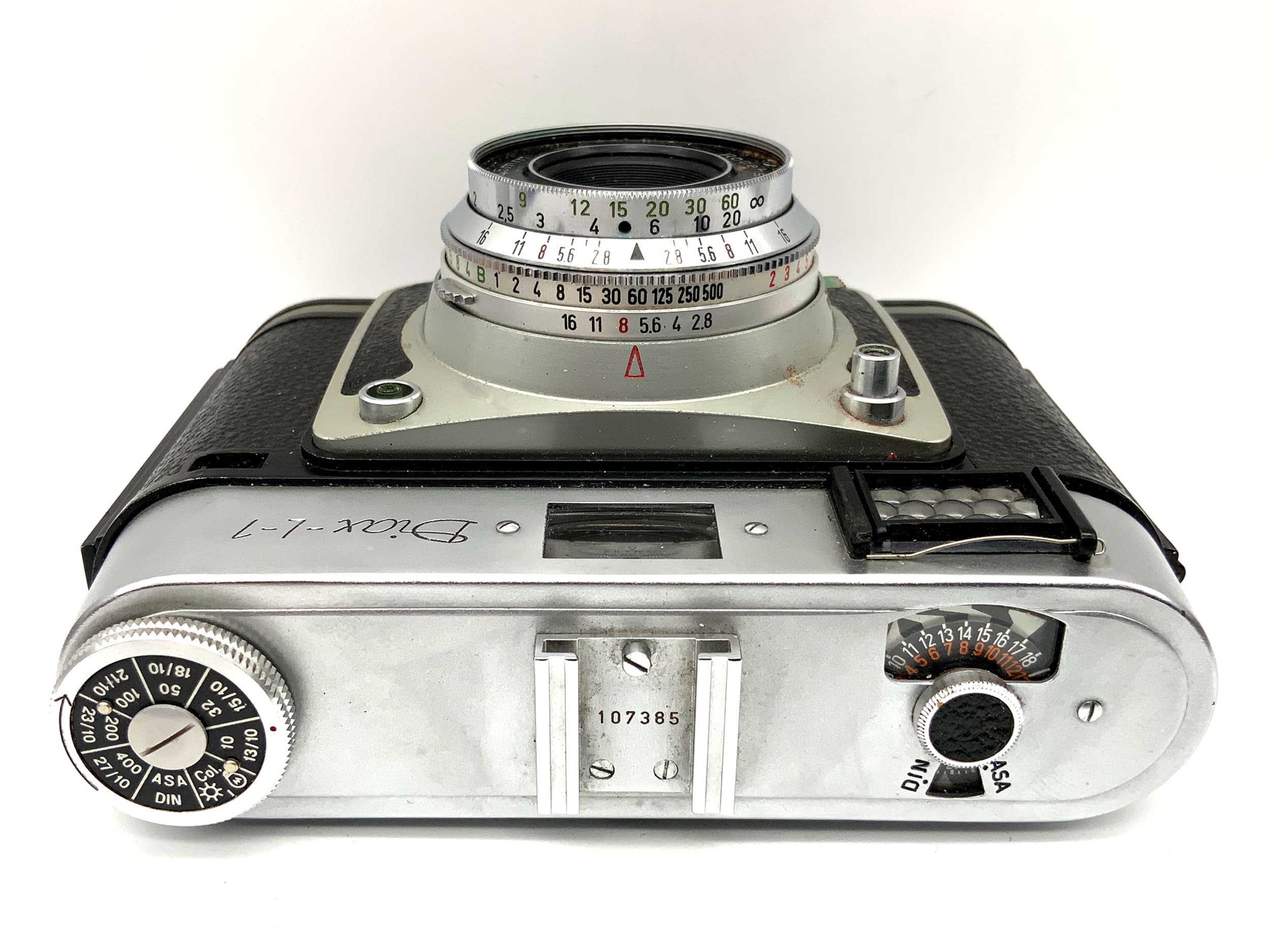 Appareil photo à visée directe Voss Diax L-1 avec objectif Trinar 1:2.8/45mm Compur-Rapid analogique