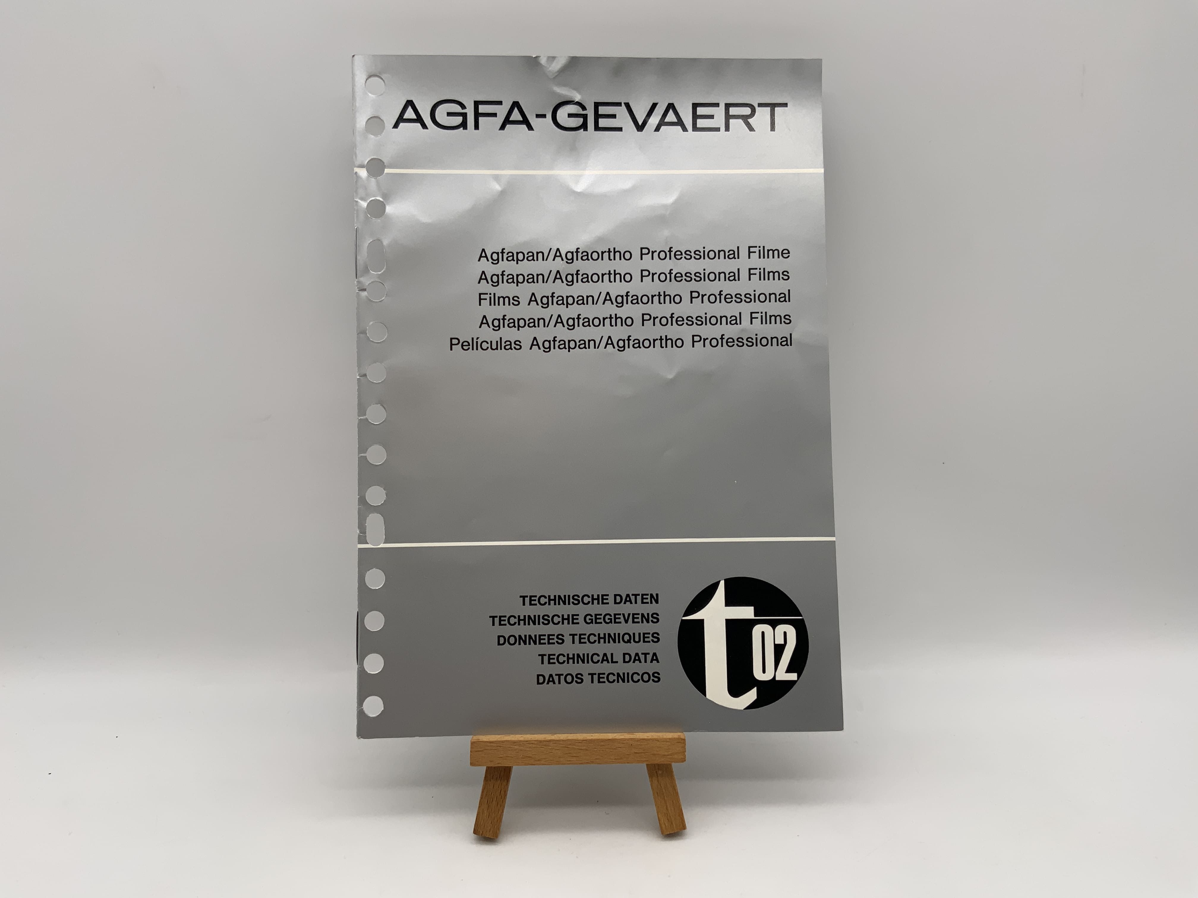 Brochure technique des films professionnels Agfa Agfapan / Agfaortho (allemand)