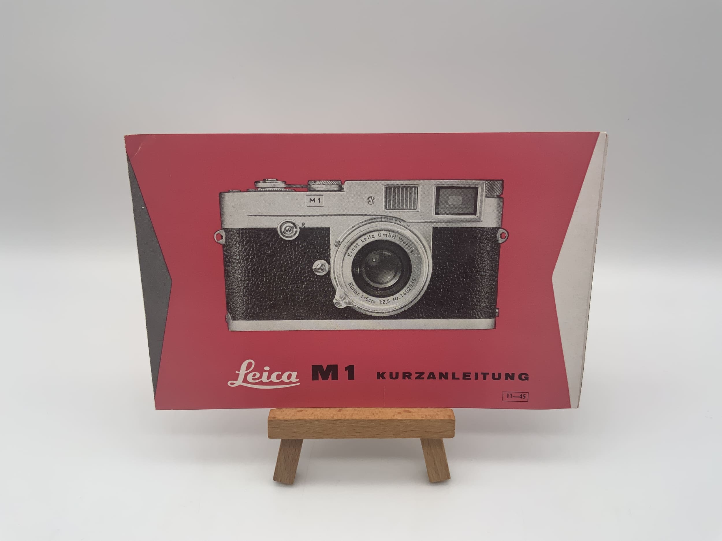 Leica M1 Quick Start Guide 11-45 Operating Instructions German Instructions for Use