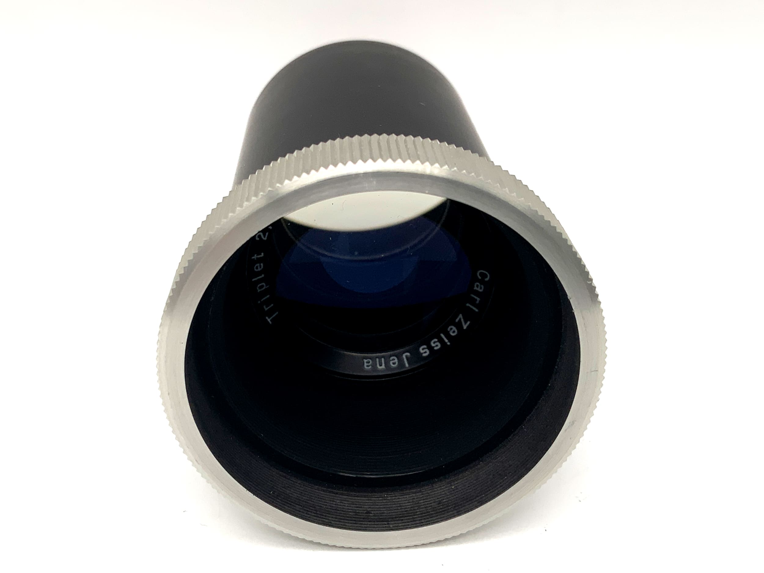 Carl Zeiss Jena Triplet 80mm 1:2.8 Projektorlinse Lens Linse (Schneckengewinde)