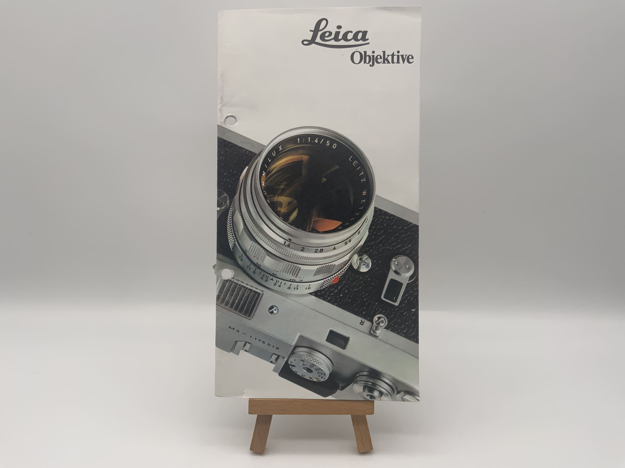 Leica Lenses Brochure German Instruction Manual Magazine