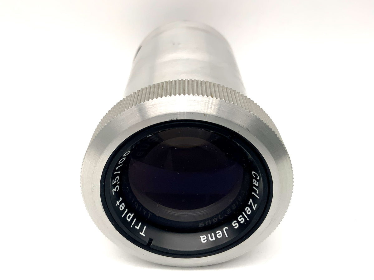 Carl Zeiss Jena Triplet 100mm 1:3.5 Objektiv Festbrennweite (Schneckengewinde)