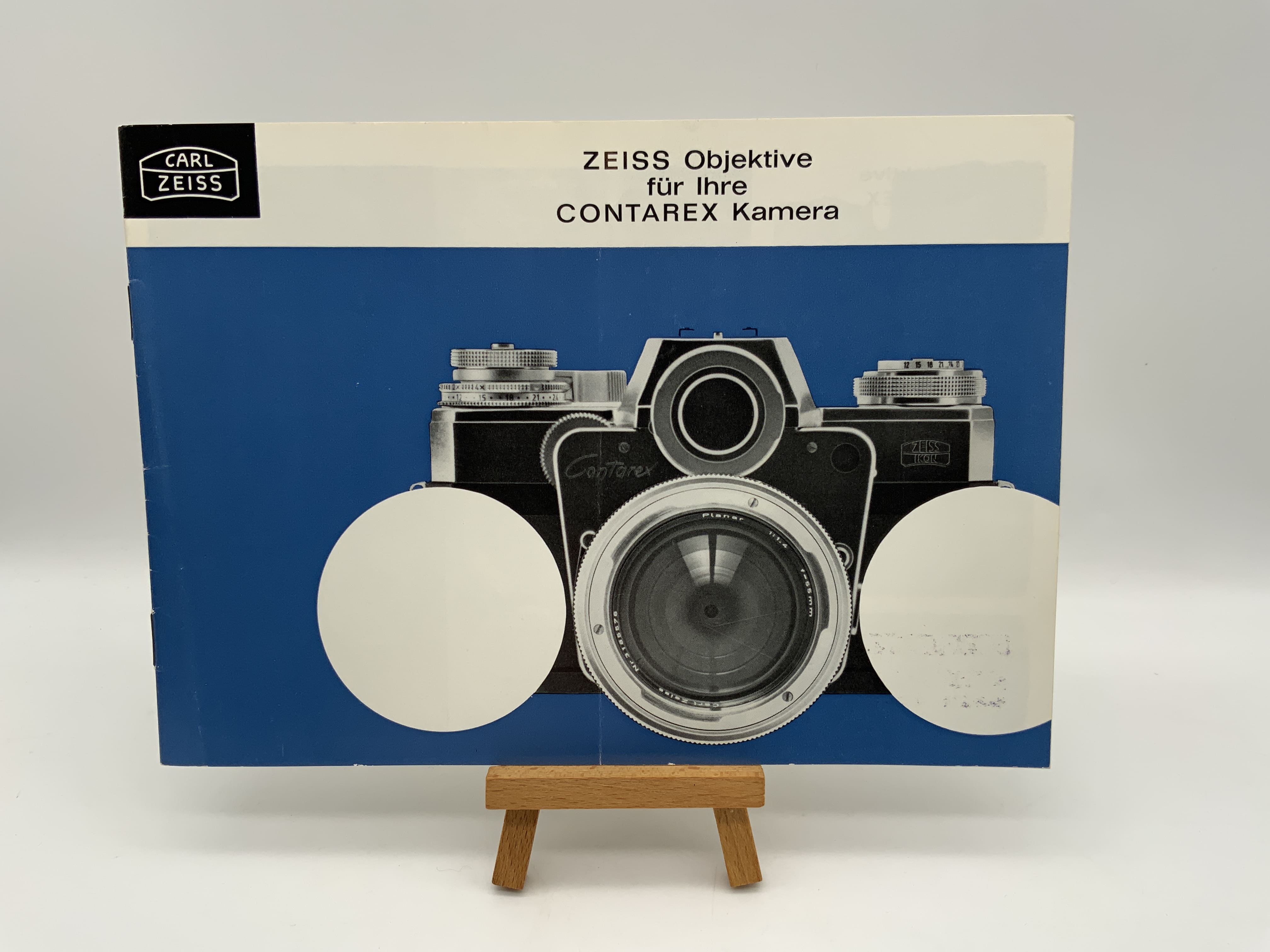 Carl Zeiss lenses for your Contarex camera - brochure (German)