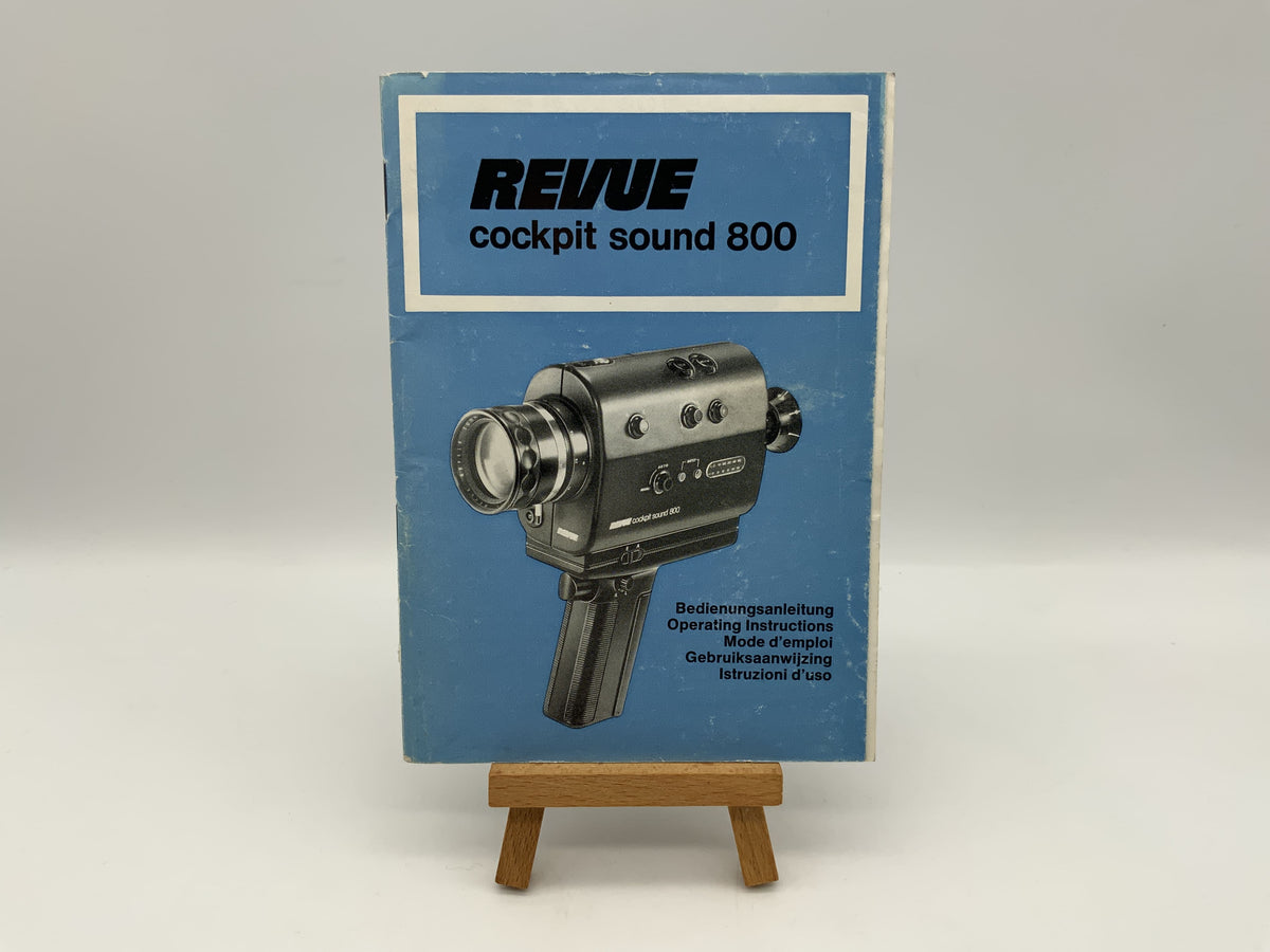 Revue Cockpit Sound 800 User Manual Operating Instructions German