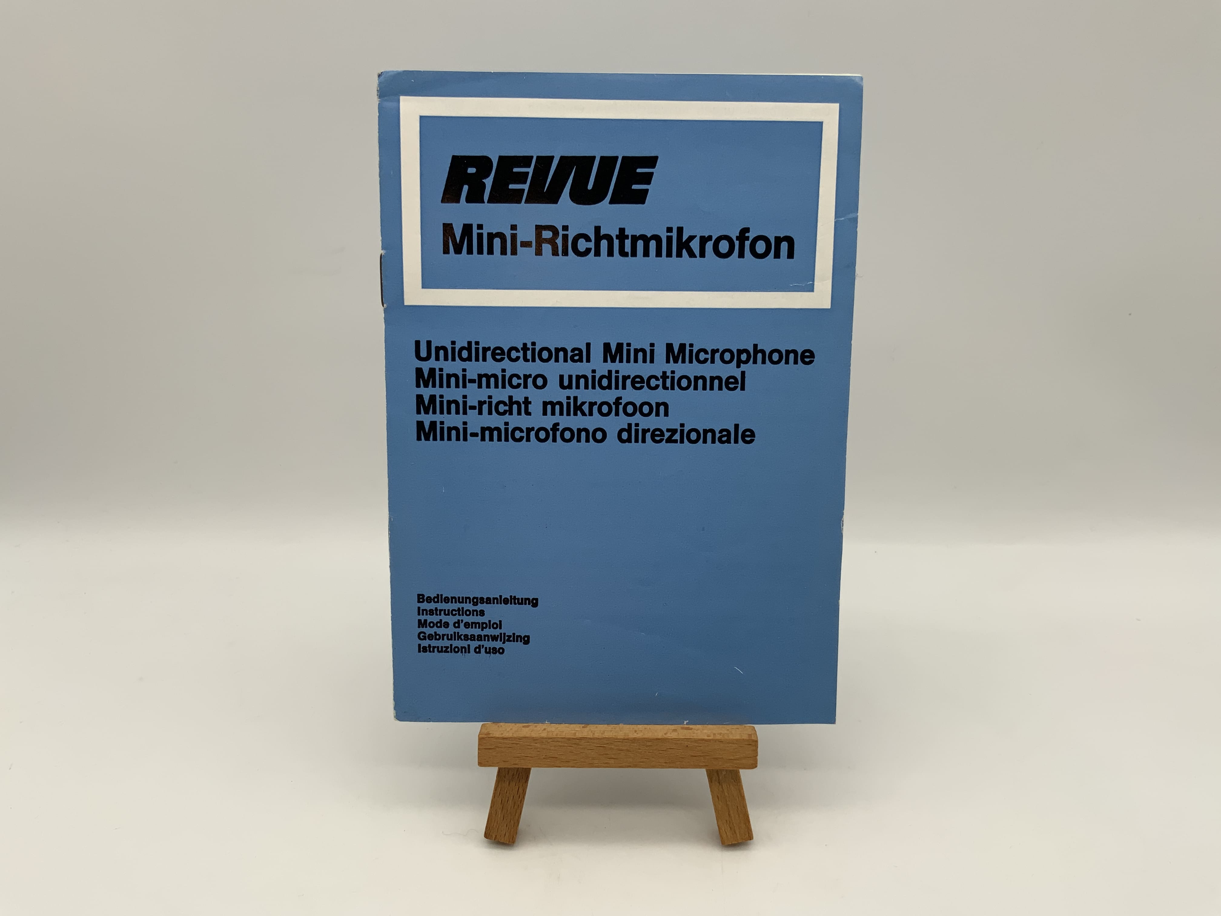 Revue Mini Directional Microphone User Manual (German)