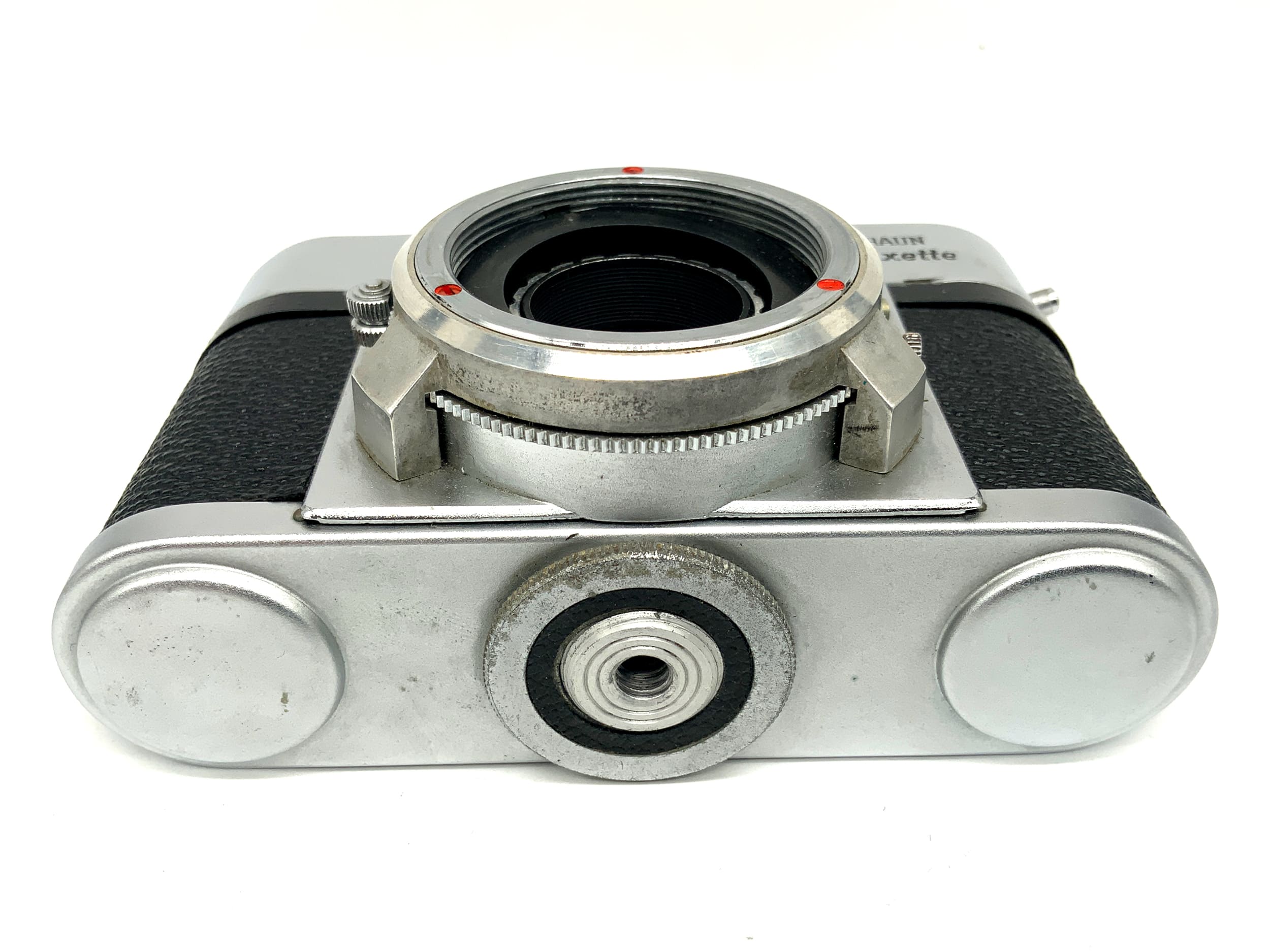 Braun Paxette Super II B Sucherkamera mit M39 Prontor-SVS Analogkamera