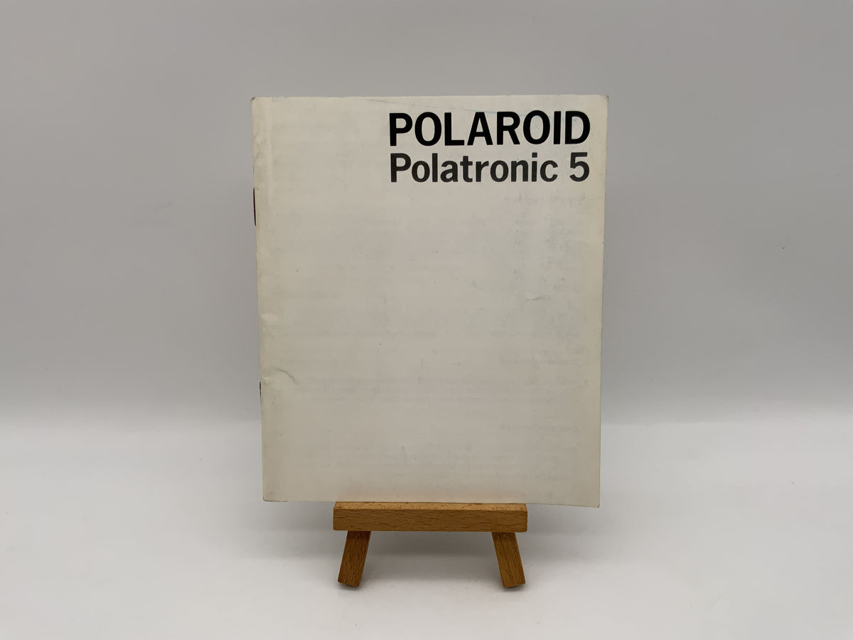 Manuel d'utilisation du Polaroid 5 (allemand)