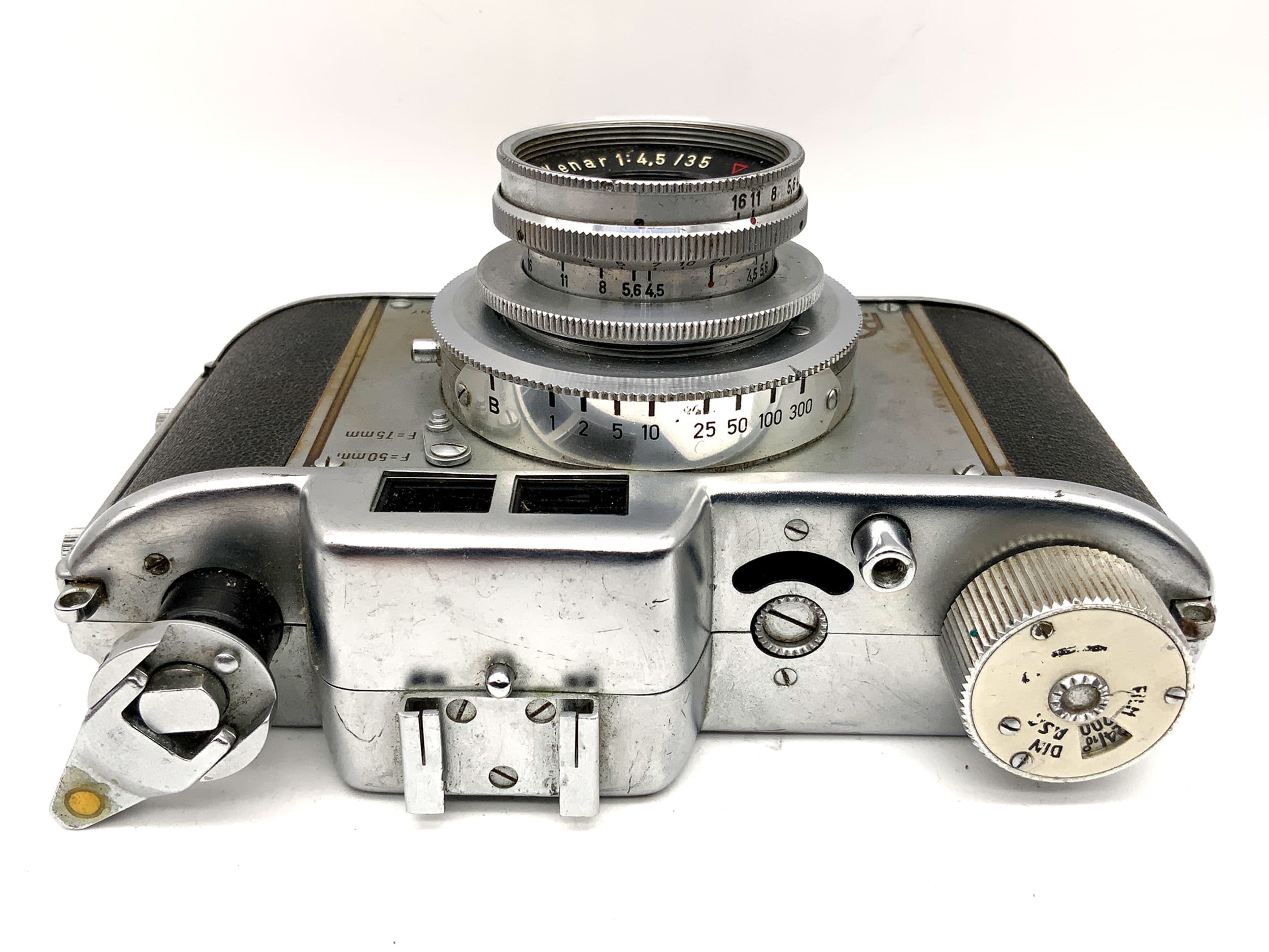 Caméra à viseur AkA Rette avec caméra analogique Schneider Kreuznach Xenar 1:4,5/35