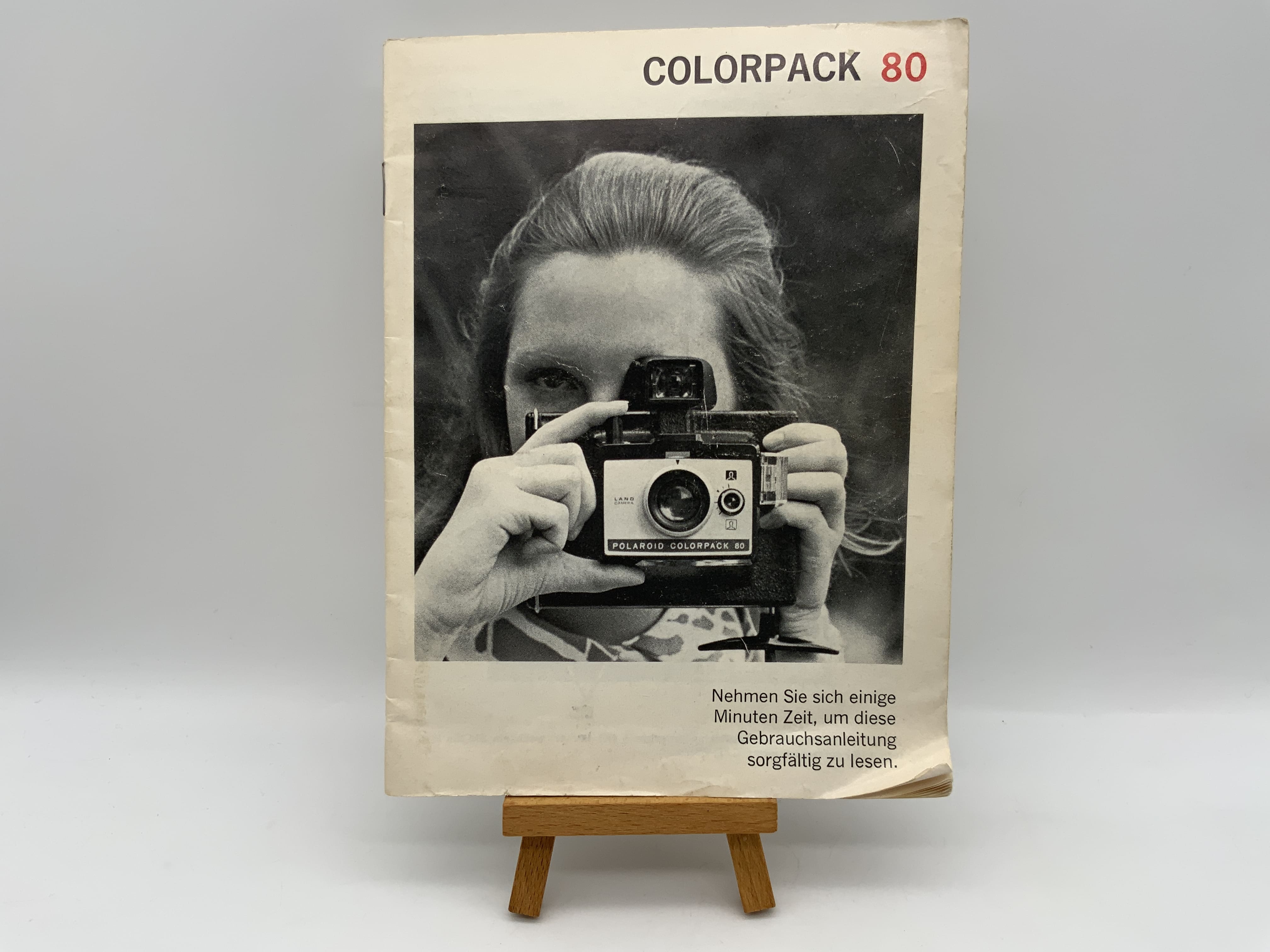 Mode d'emploi du Polaroid Colorpack 80 (allemand)