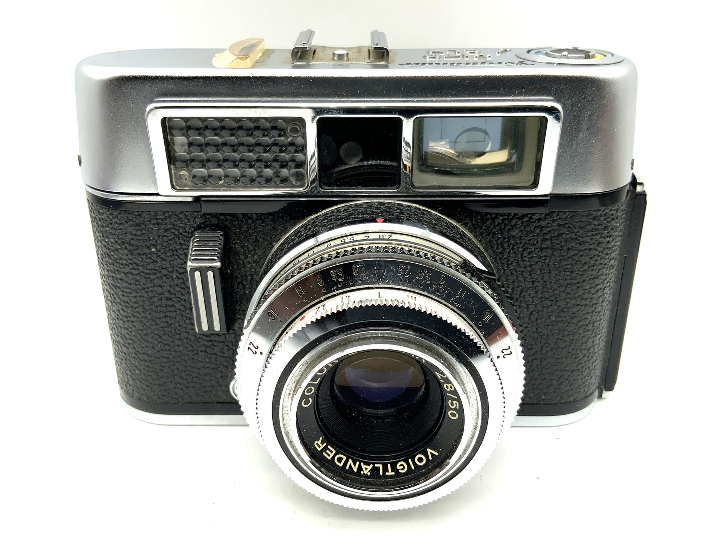 Voigtländer Vito CLR with Color-Skopar 1:2.8/50 Prontor 500 LK !Light indicator defective!