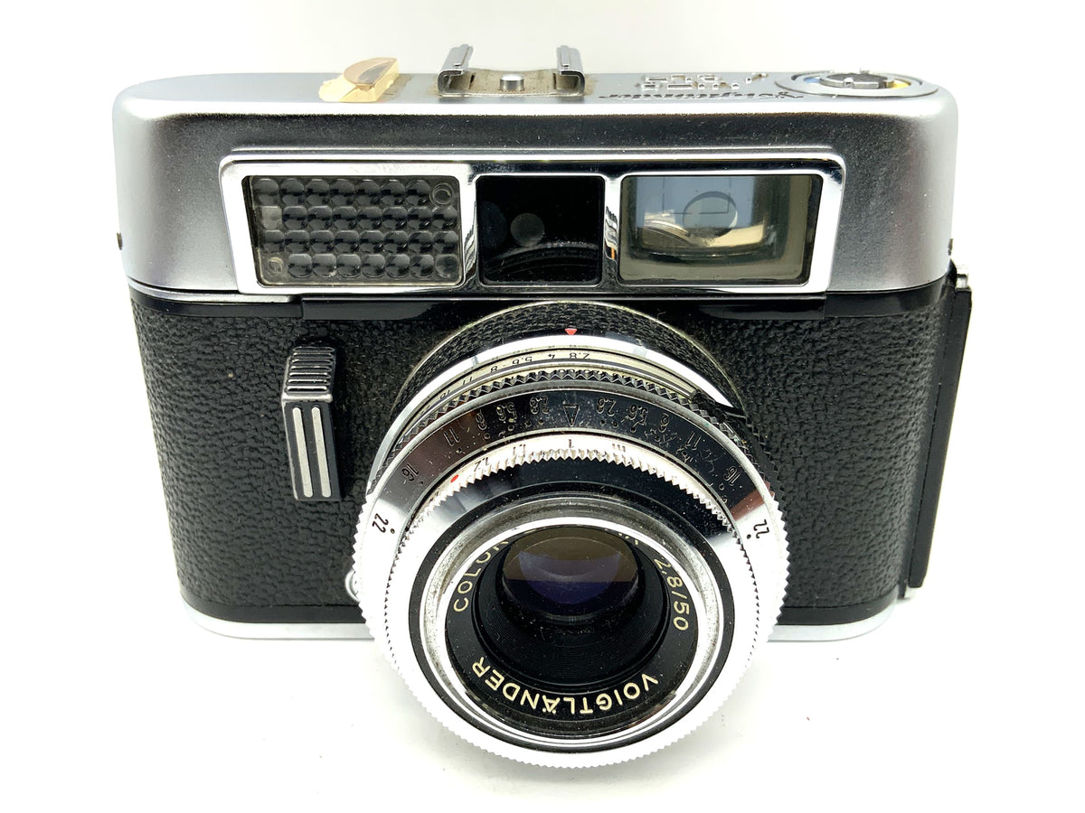 Voigtländer Vito CLR avec Color-Skopar 1:2,8/50 Prontor 500 LK !Indicateur lumineux défectueux !