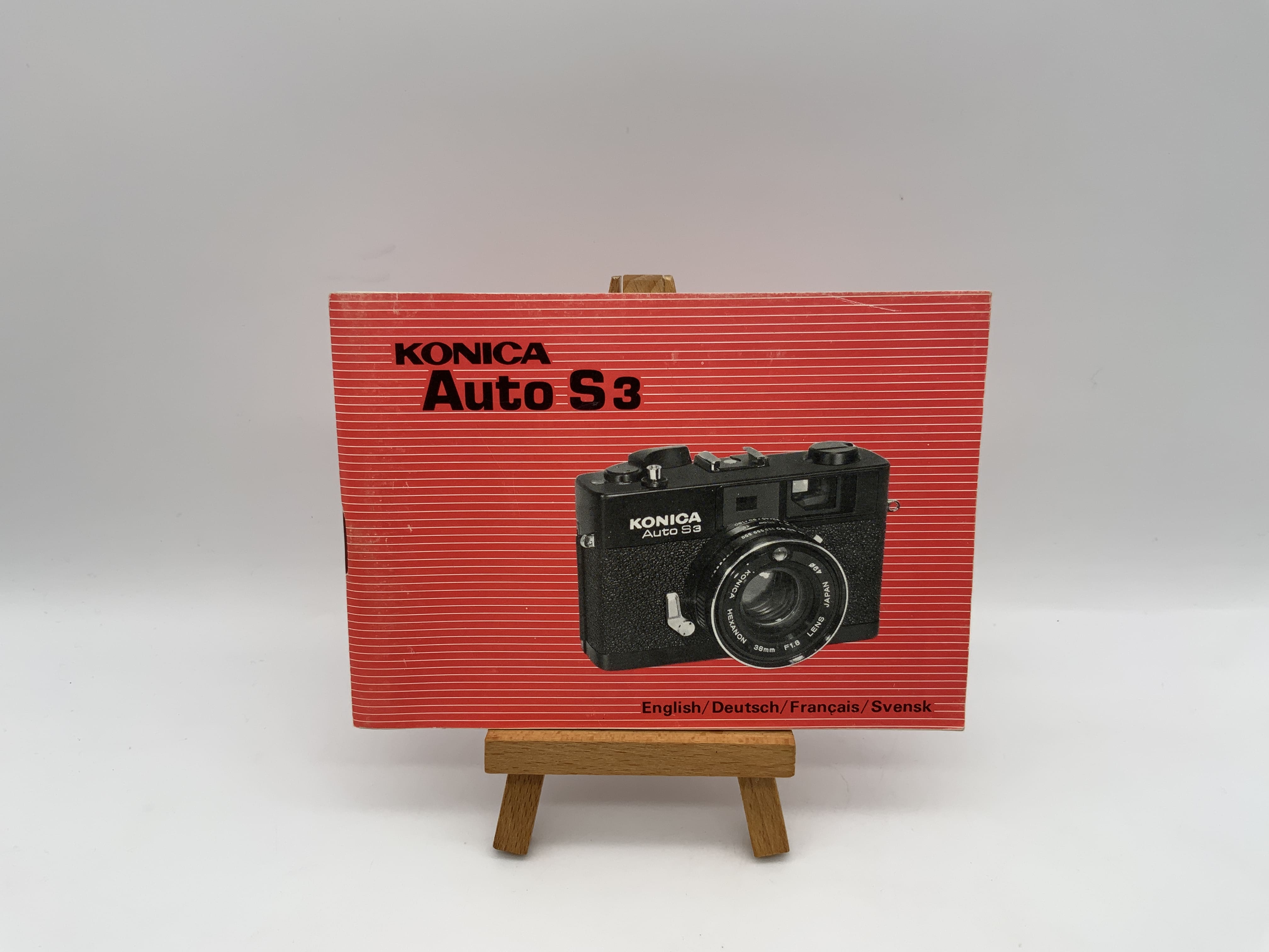Manuel d'utilisation Konica Auto S3 - Instructions de fonctionnement (allemand)