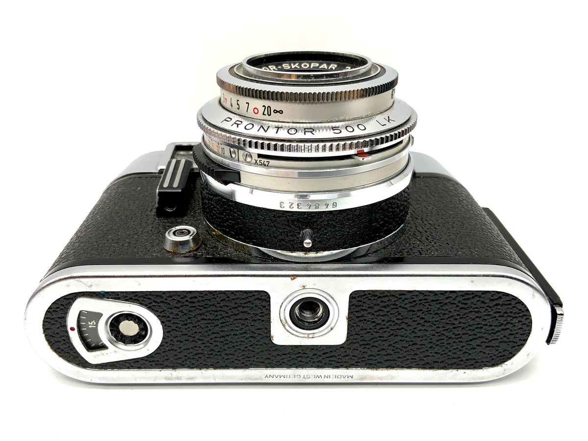 Voigtländer Vito CLR with Color-Skopar 1:2.8/50 Prontor 500 LK !Light indicator defective!