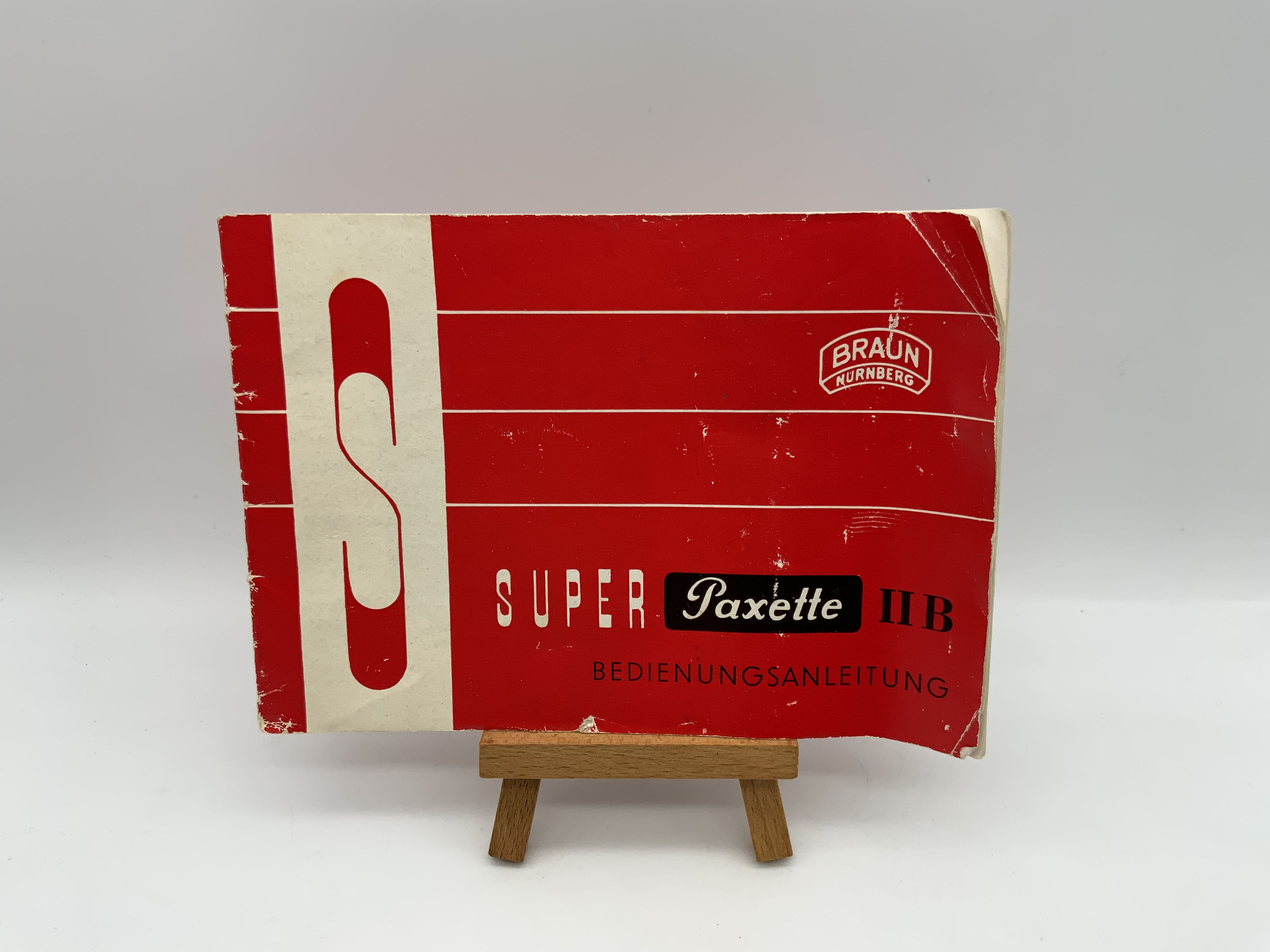 Manuel d'utilisation du Braun Super Paxette II B (allemand)