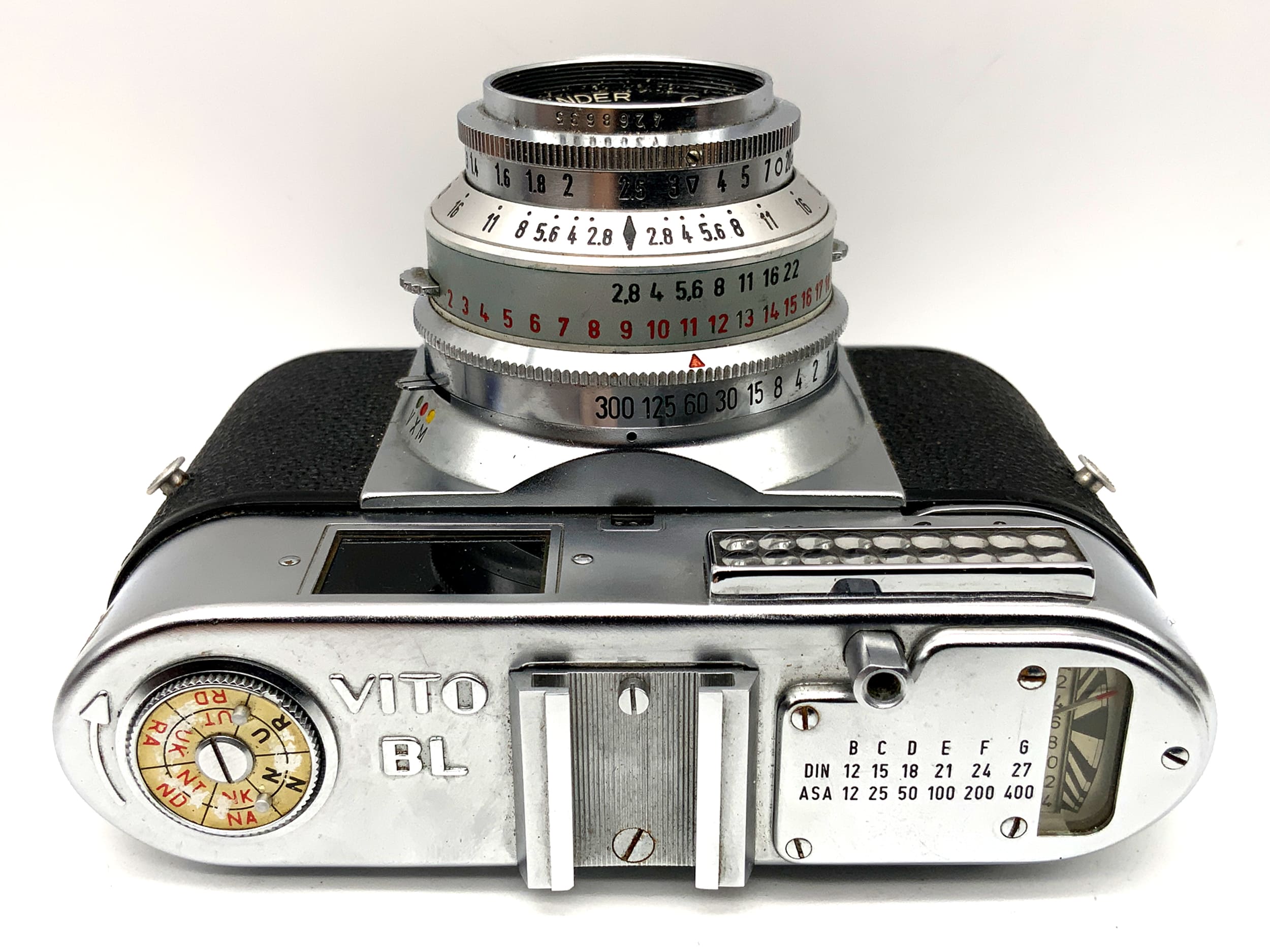 Voigtländer Vito BL viewfinder camera Color-Skopar 1:2.8/50 Prontor-SVS !Light meter defective!