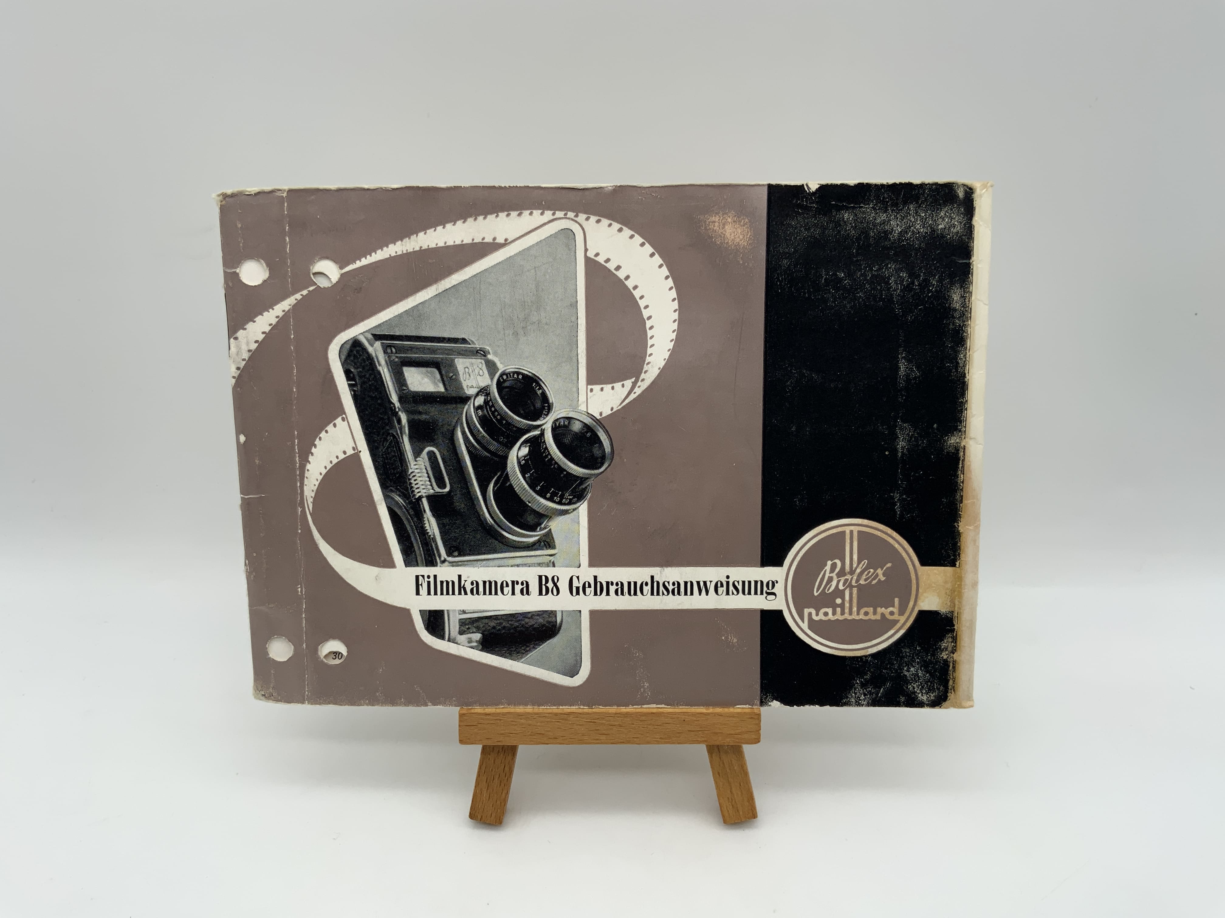 Bolex B8 film camera user manual (German)