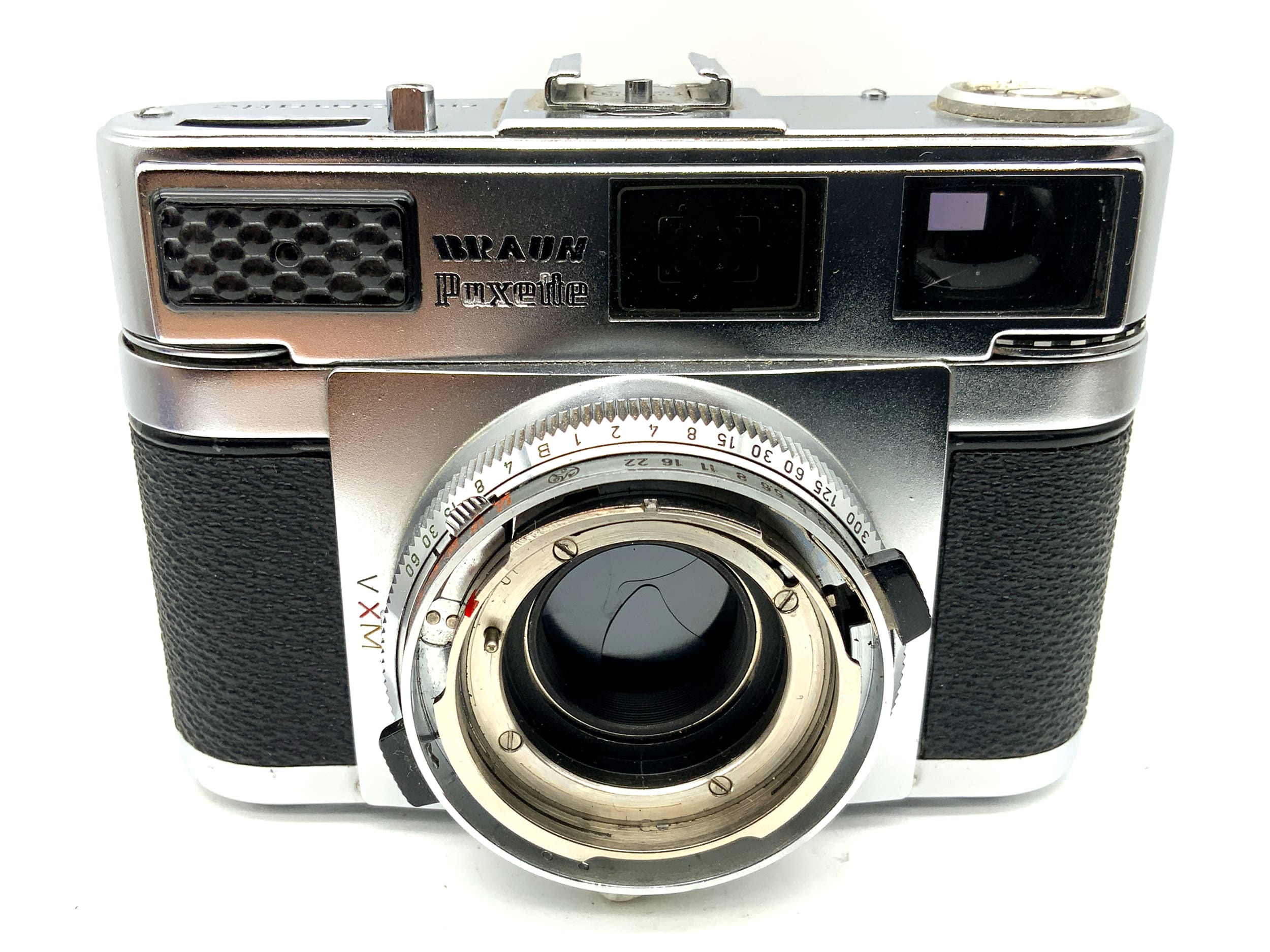 Braun Paxette automatic Super III viewfinder camera with Prontor-SLK! Light meter defective!