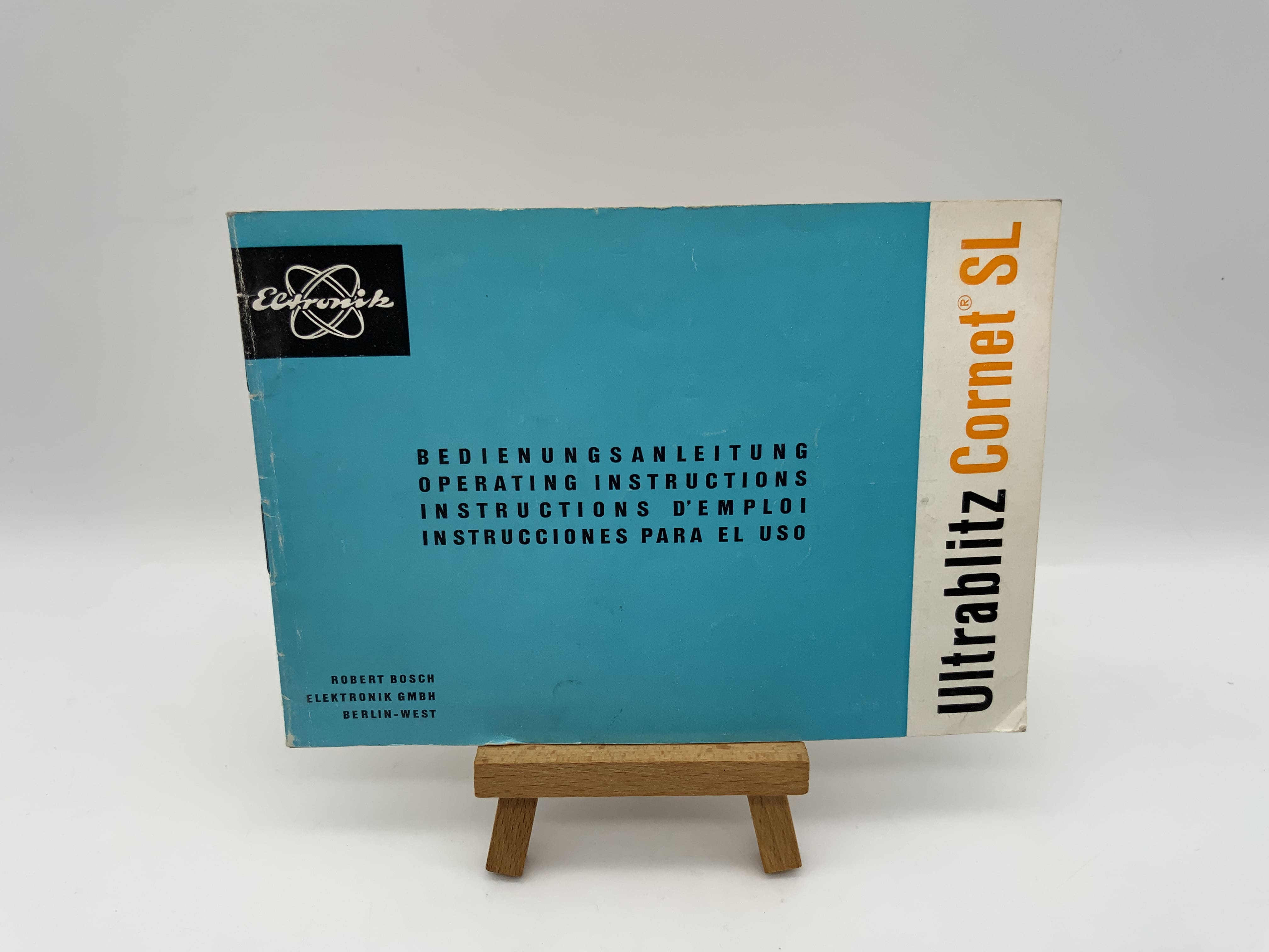 Manuel d'utilisation Ultrablitz Cornet SL - Instructions d'utilisation (allemand)