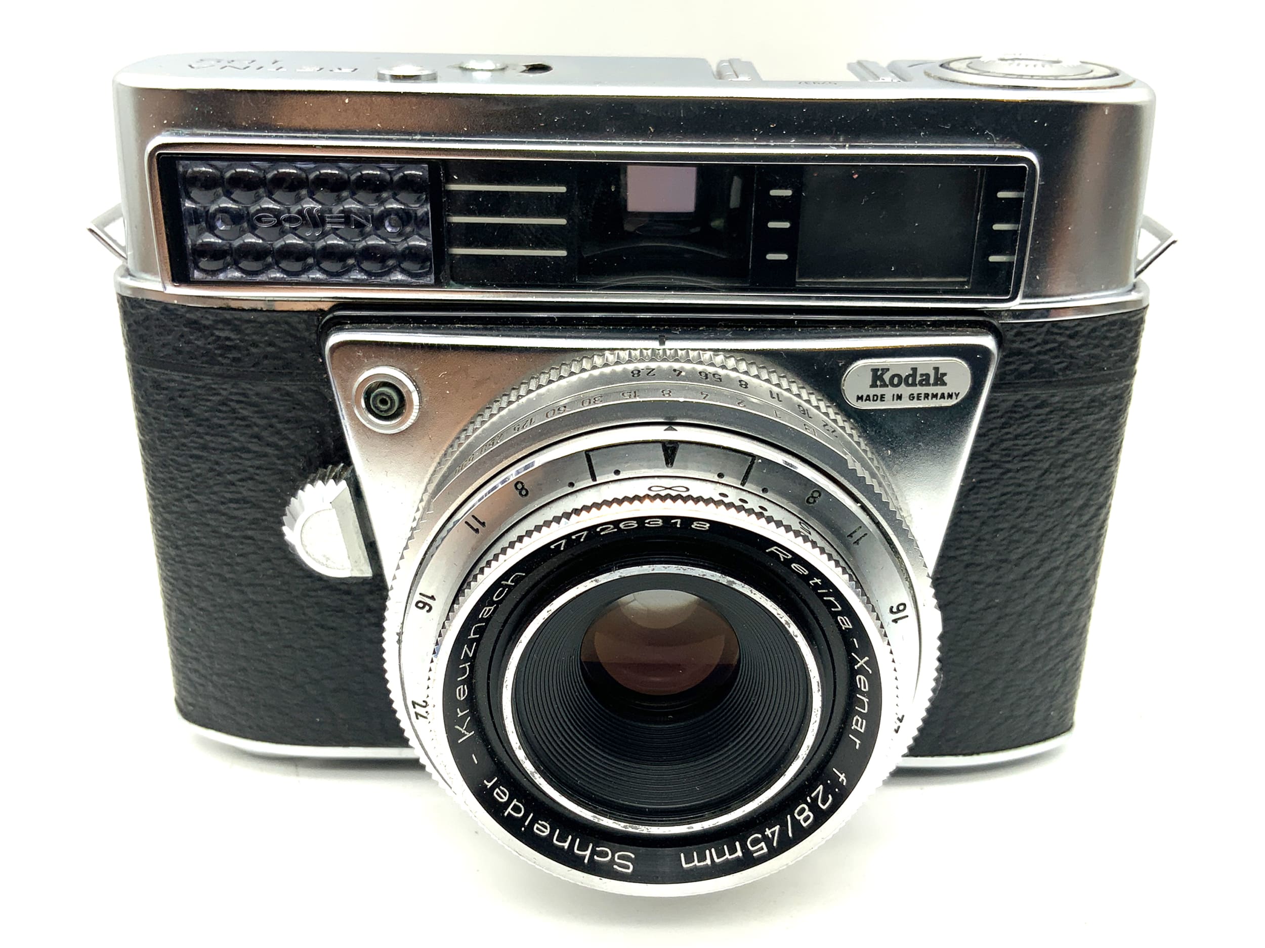 Kodak Retina I BS rangefinder camera with Retina Xenar 1:2.8/45mm Compur lens! Light meter defective!