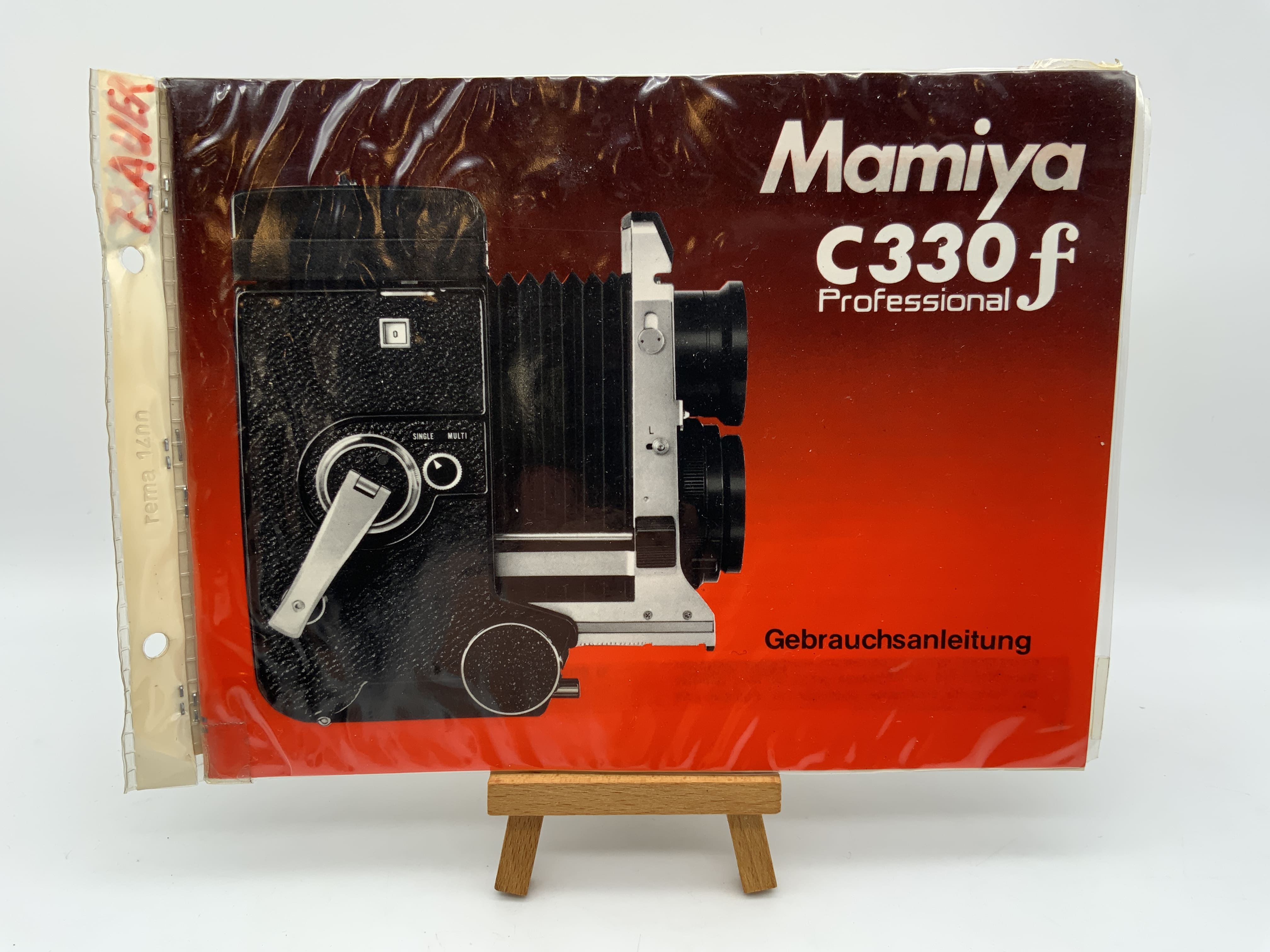 Manuel d'utilisation (allemand) pour Mamiya C330f Professional (très utilisé)