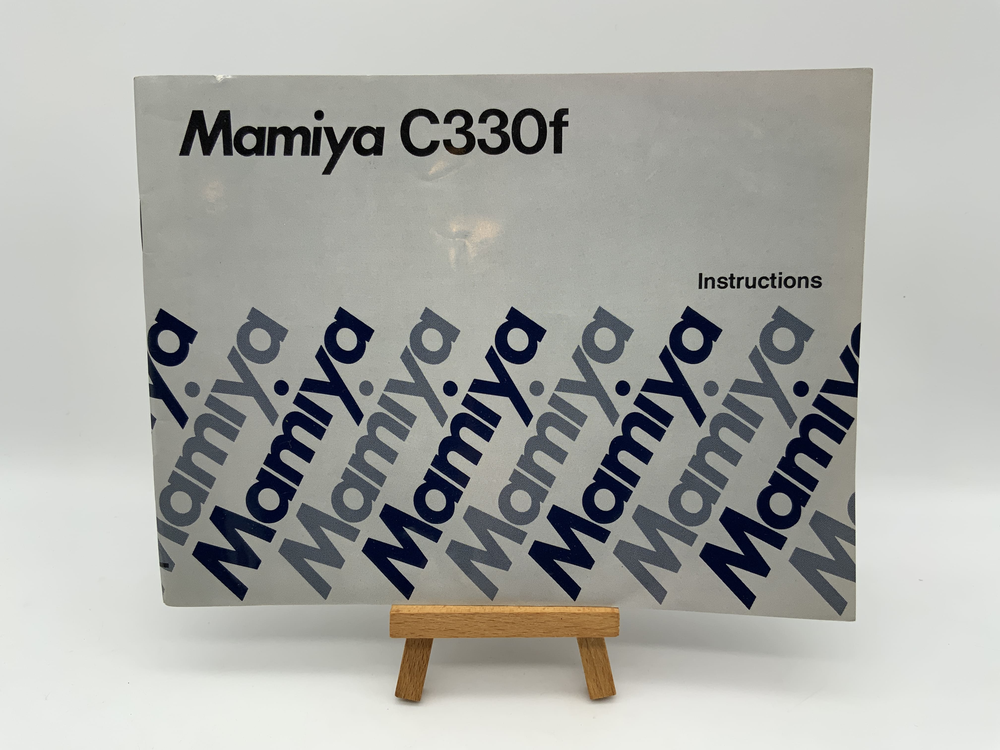 Manuel d'instructions Mamiya C330f (anglais)
