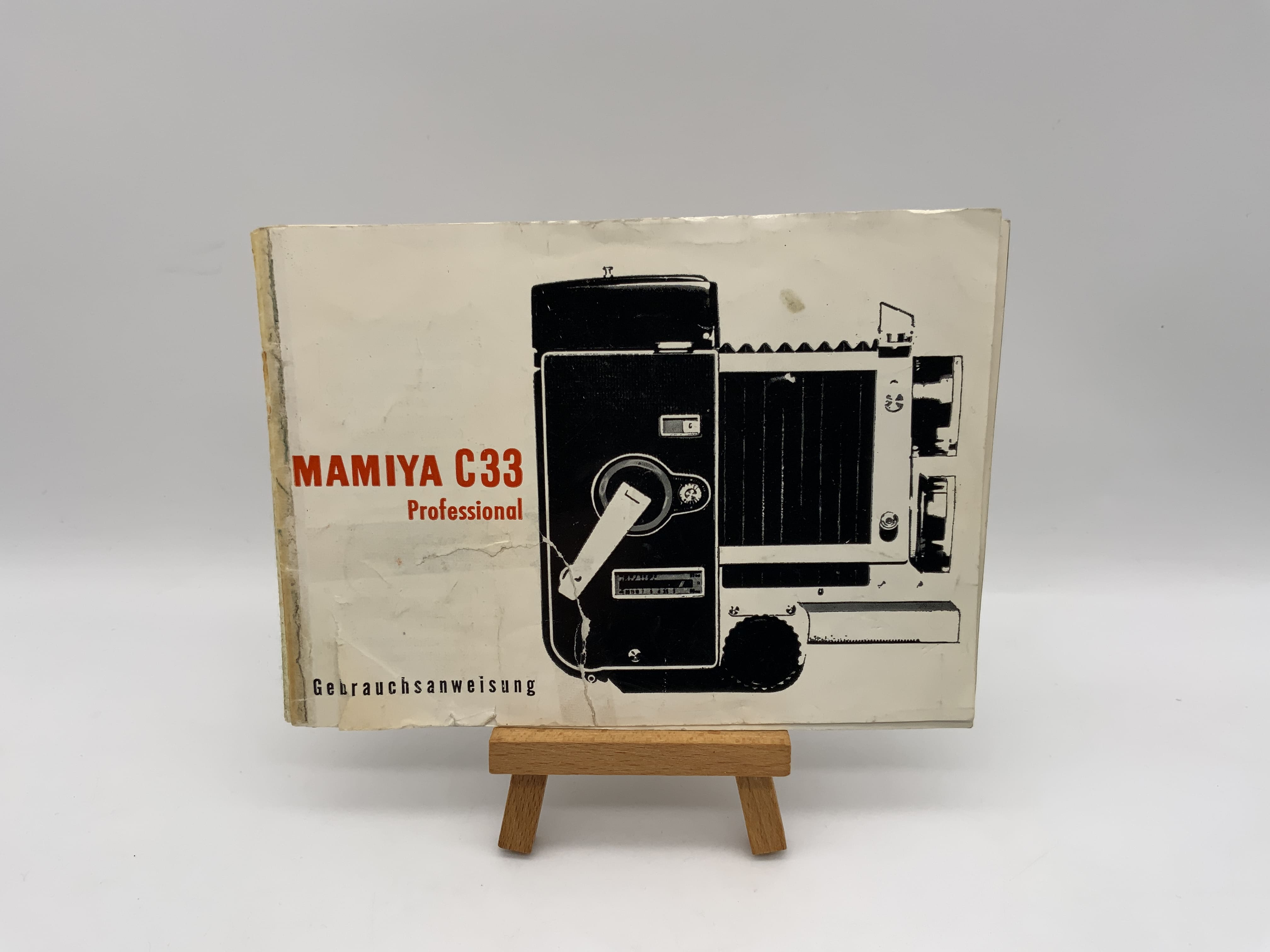 Manuel d'utilisation professionnel Mamiya C33 (allemand)