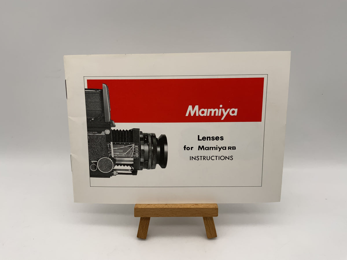 Mamiya Lenses for Mamiya RB User Manual (English)
