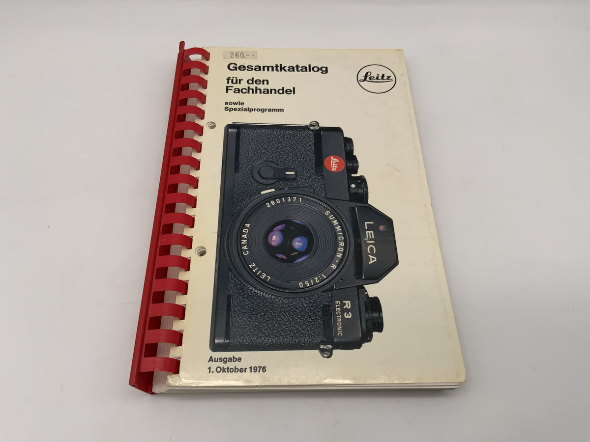 Catalogue complet Leitz pour détaillants spécialisés 1976 (Livre en allemand)