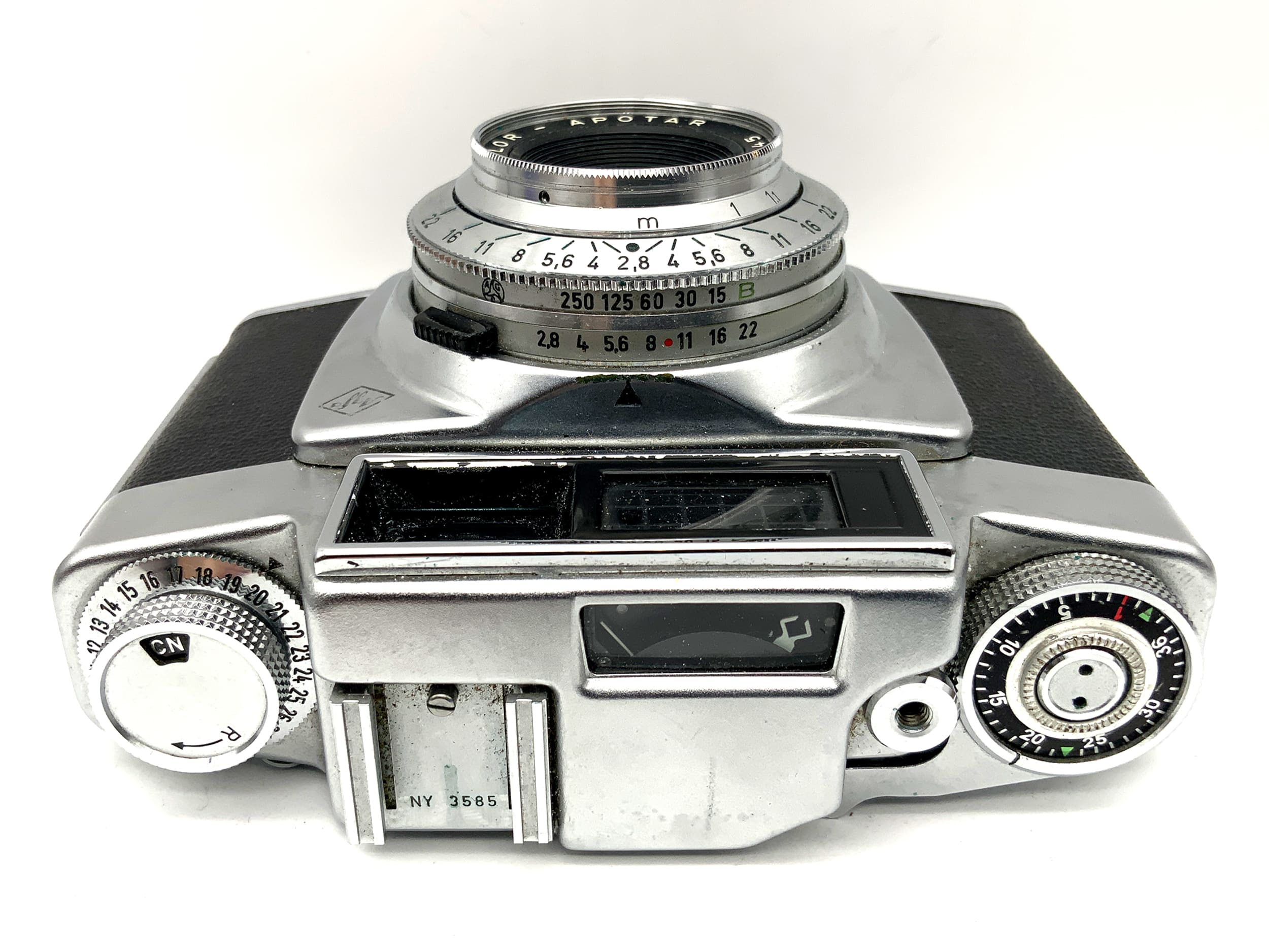 Appareil photo Agfa Silette-LK avec viseur et objectif Color-Apotar 1:2.8/45 Pronto-LK ! Cellule de pose défectueuse !