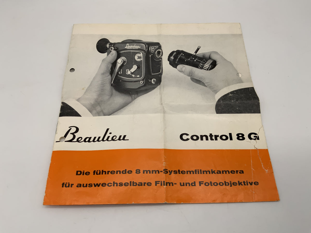 Brochure Beaulieu Control 8 G (allemand) très utilisée