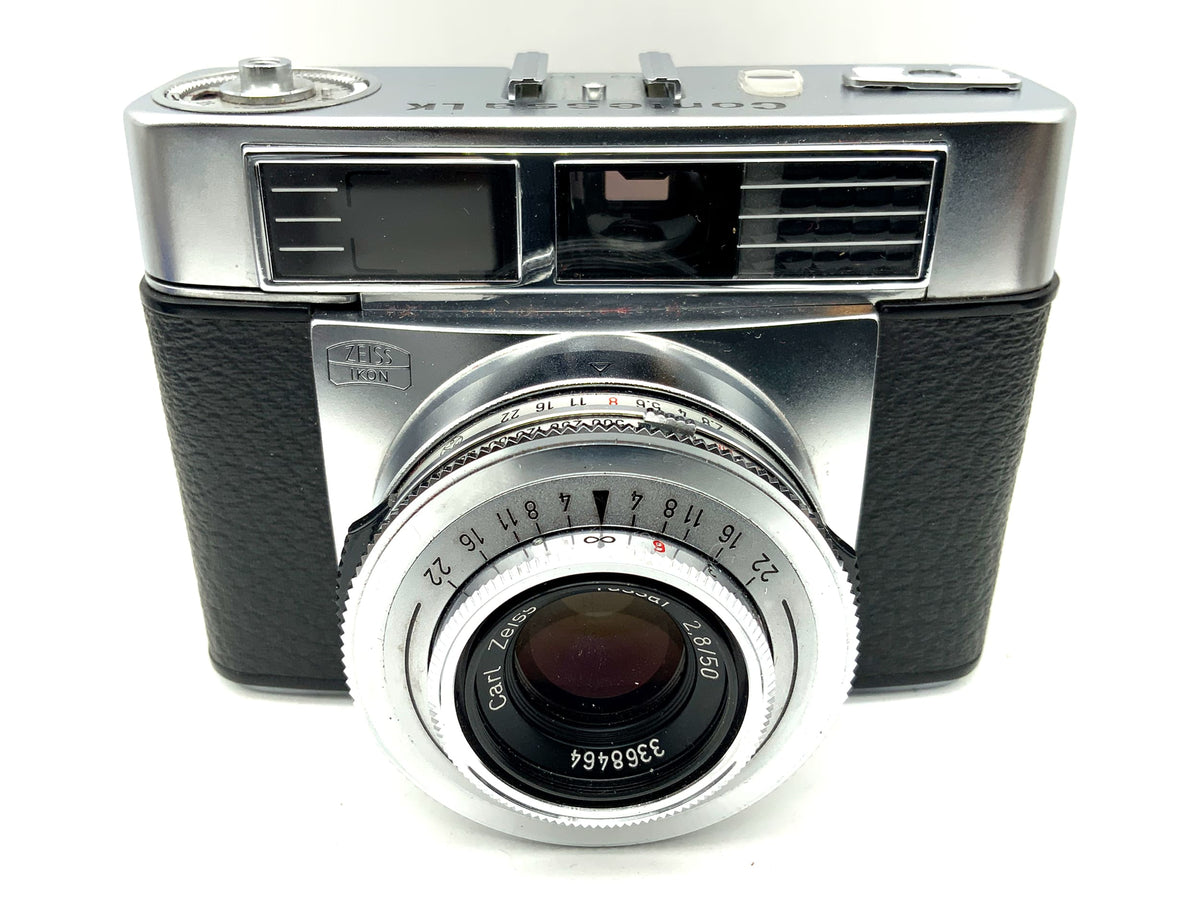 Appareil photo télémétrique Zeiss Ikon Contessa LK avec objectif Tessar 1:2.8/50 Pronto-LK ! Cellule de pose défectueuse !