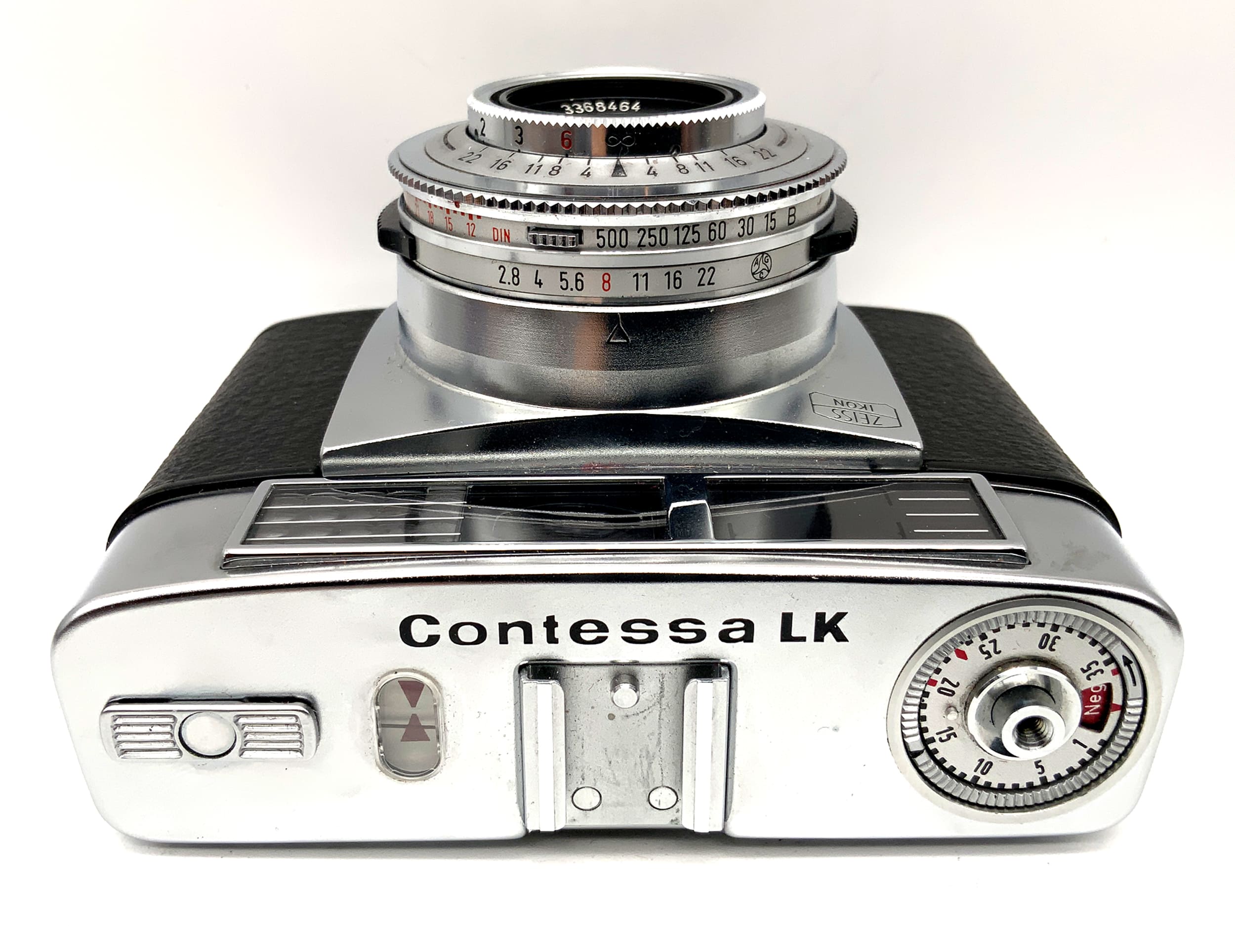 Zeiss Ikon Contessa LK rangefinder camera with Tessar 1:2.8/50 Pronto-LK lens! Light meter defective!