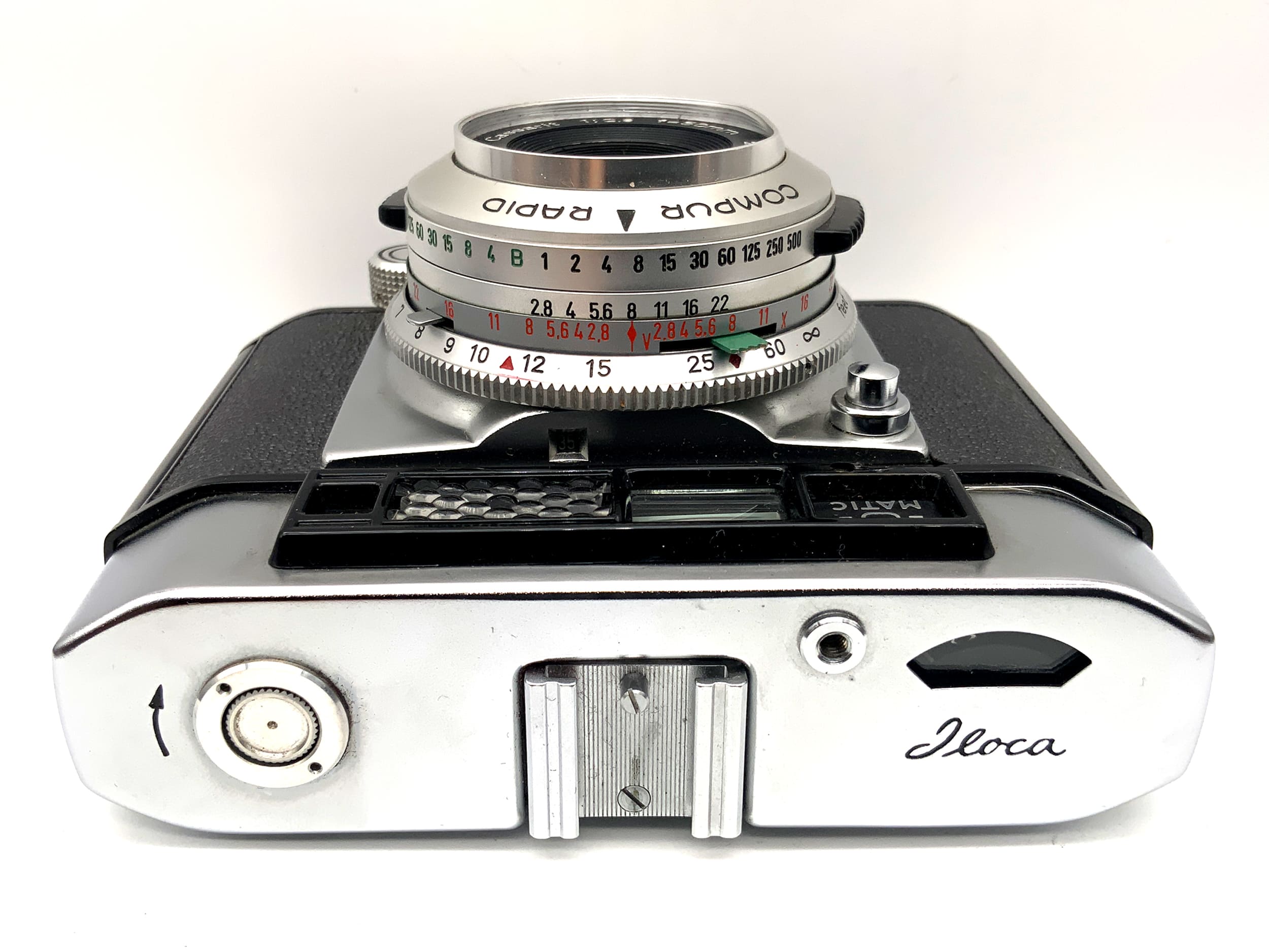 Iloca Aut Matic avec Steinheil Cassarit 1:2.8/50mm Compur Rapid !Beli défectueux !