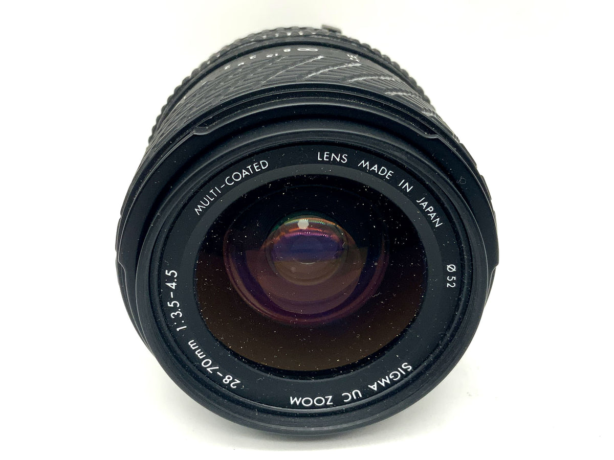 Objectif Sigma 28-70mm 1:3.5-4.5 UC Zoom Multi Coated (Yashica/Contax)