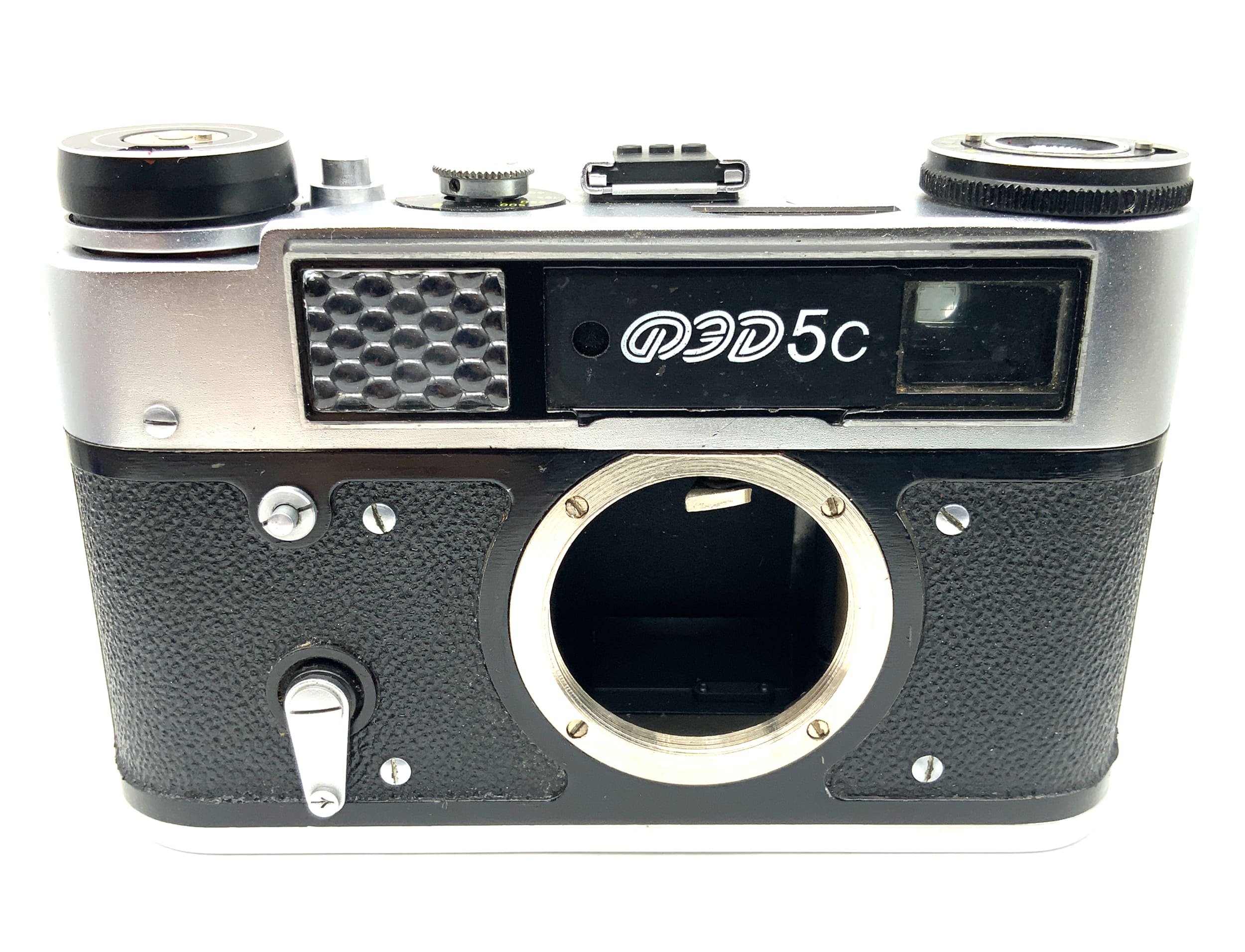FED 5C viewfinder camera with (M39) compact camera, analog camera! Light meter defective!