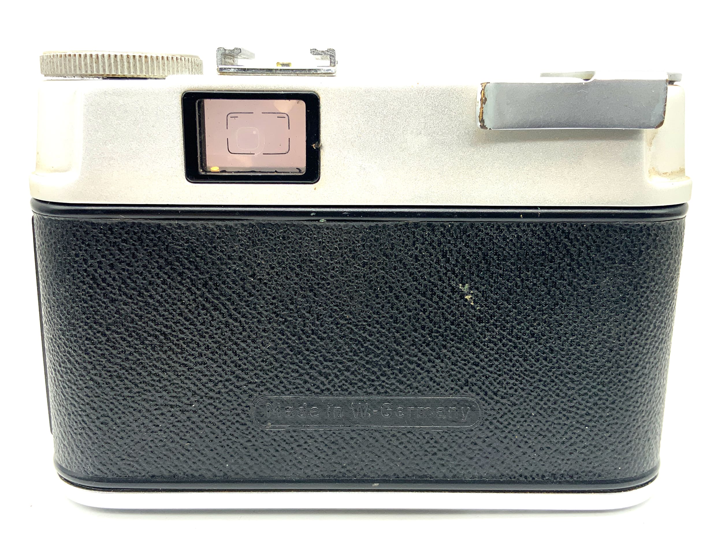 Franka matic viewfinder camera with Color-Isconar 1:2.8/45 Prontormat lens! Light meter defective!