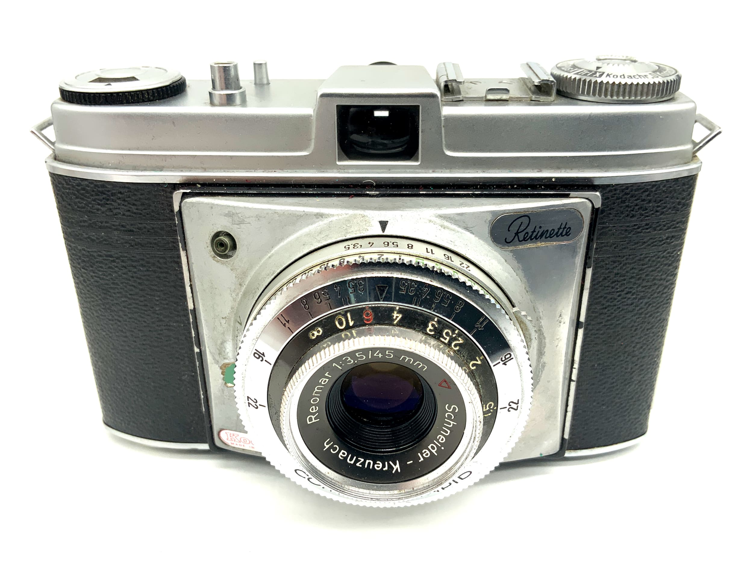 Kodak Retinette Sucherkamera mit Reomar 45mm 1:3.5 Compur-Rapid Analogkamera