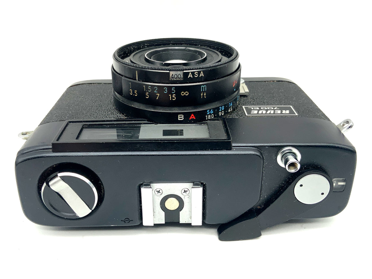 Appareil photo Revue 700 EL avec viseur et objectif Revuetar Automatic 1:2.7/38mm ! Produit défectueux !